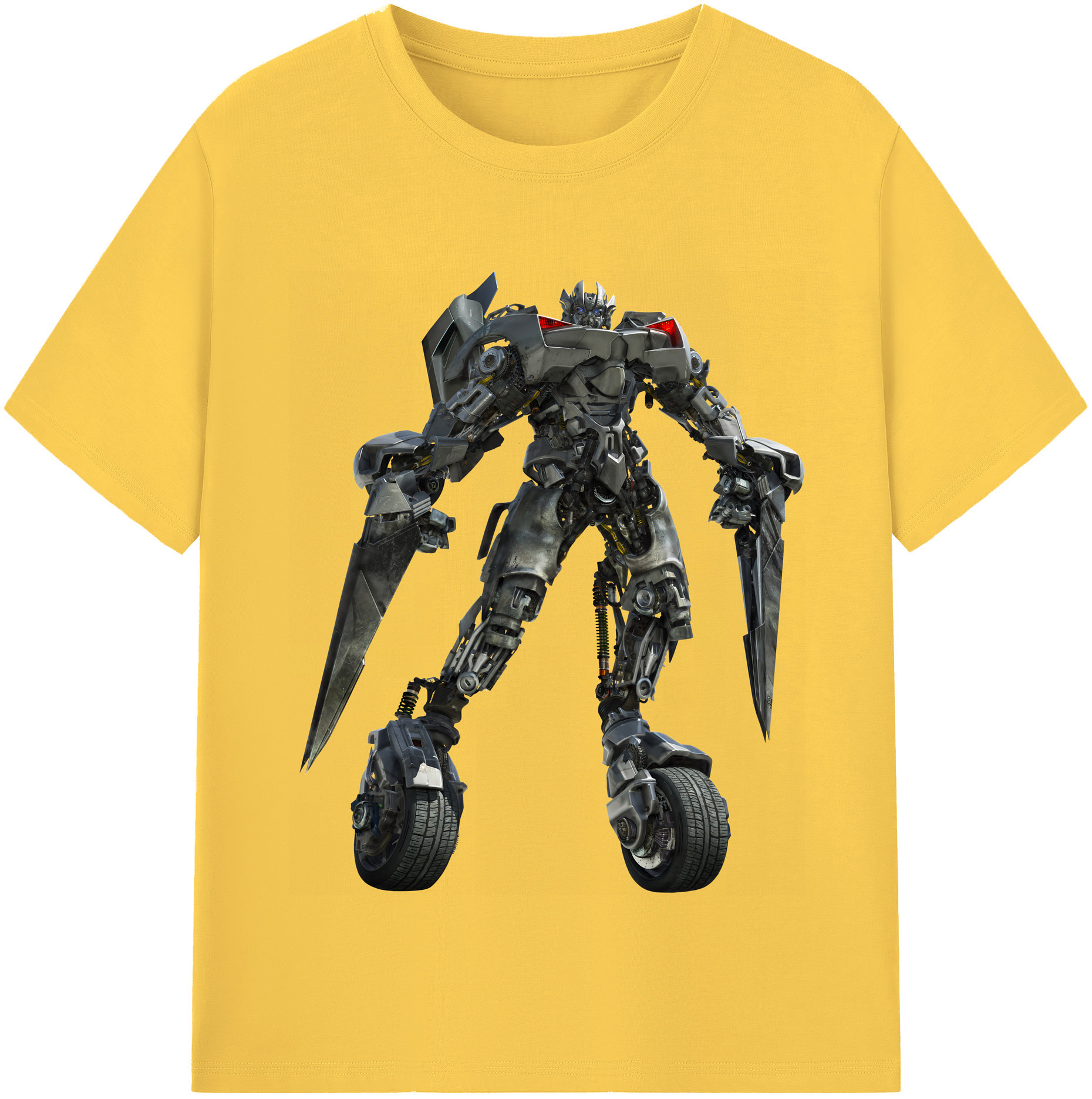 （画像用） Transformers トランスフォーマー 綿100％半袖Tシャツ（フロントプリント）