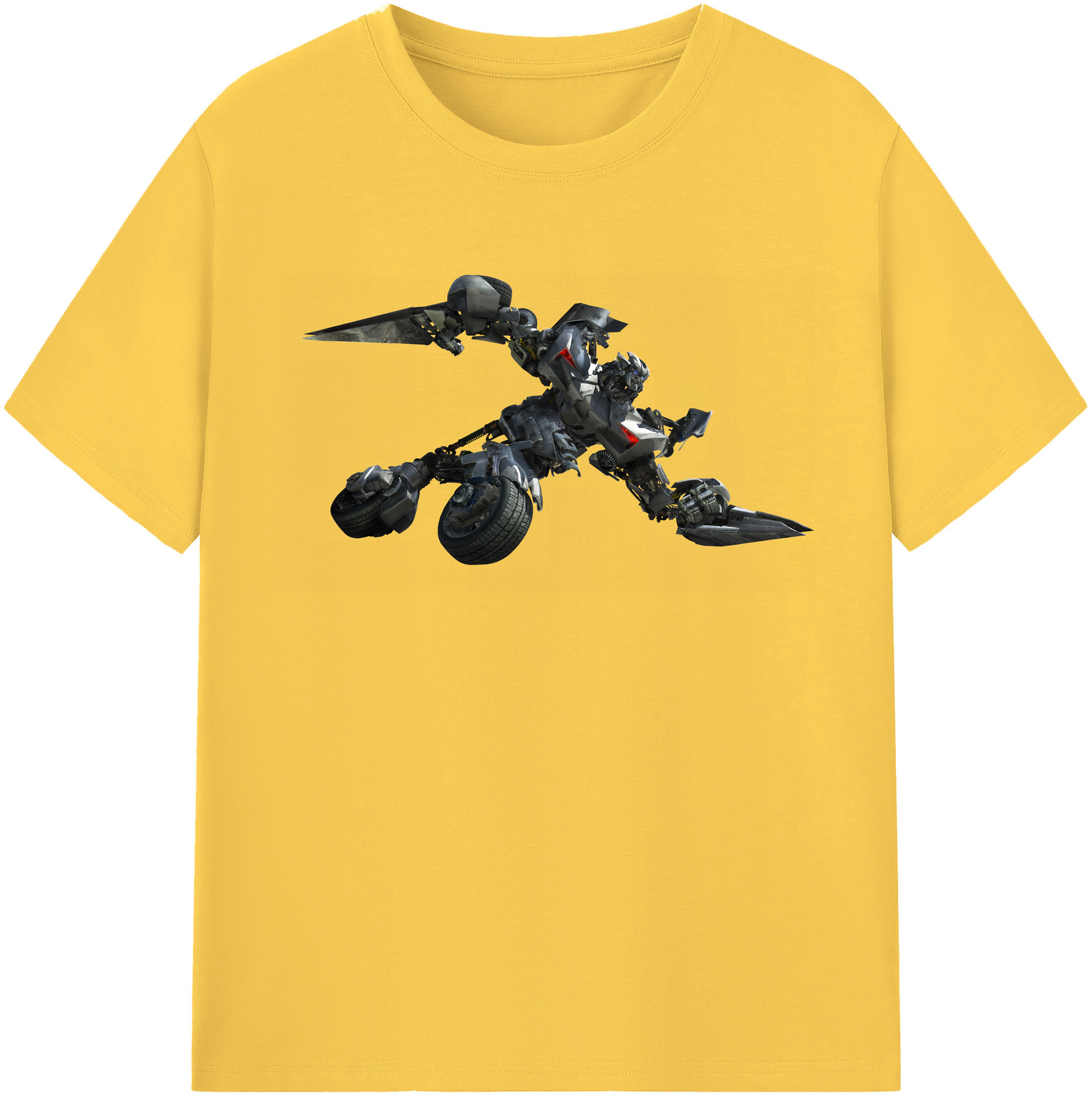 （画像用） Transformers トランスフォーマー 綿100％半袖Tシャツ（フロントプリント）