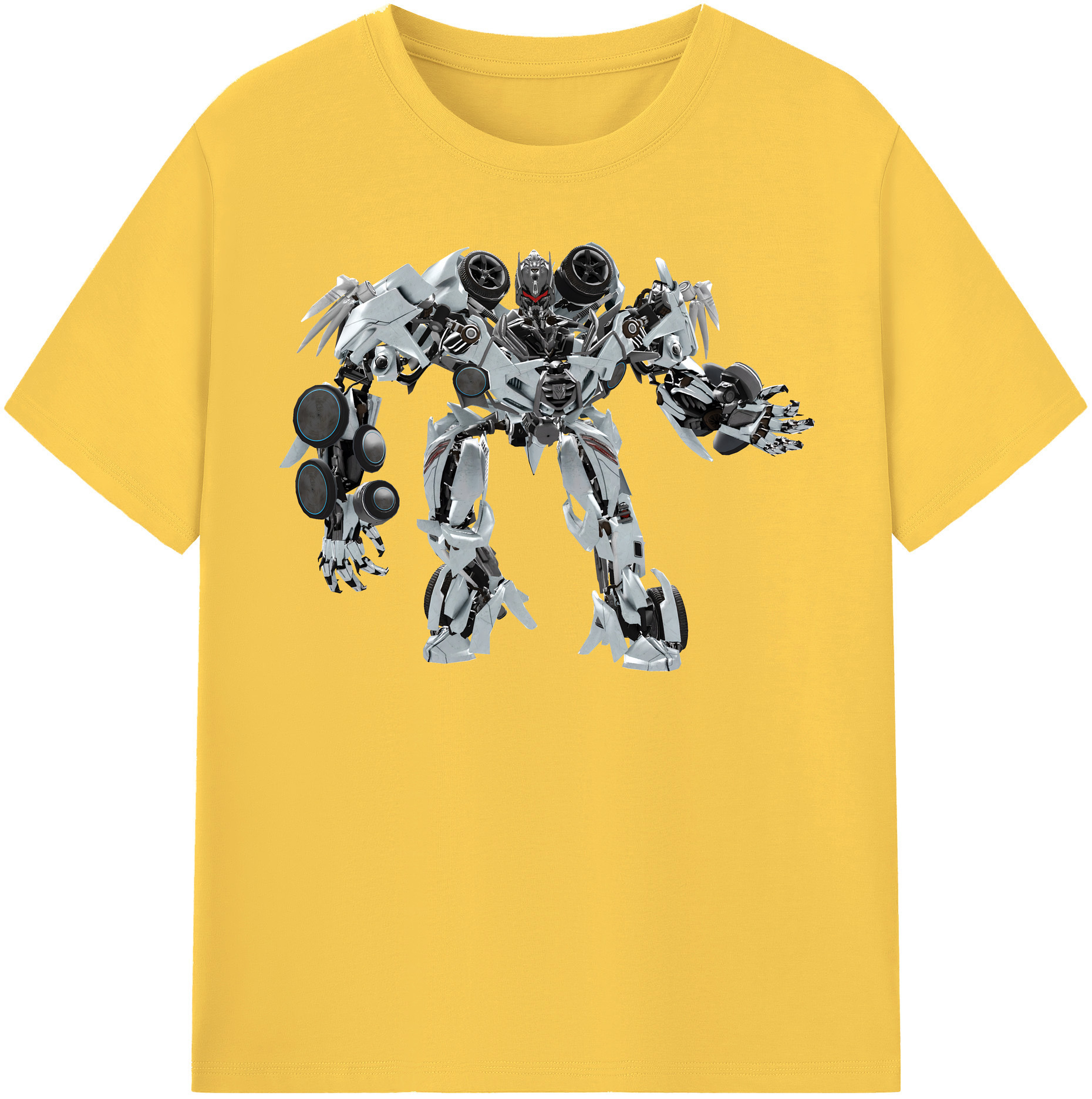（画像用） Transformers トランスフォーマー 綿100％半袖Tシャツ（フロントプリント）
