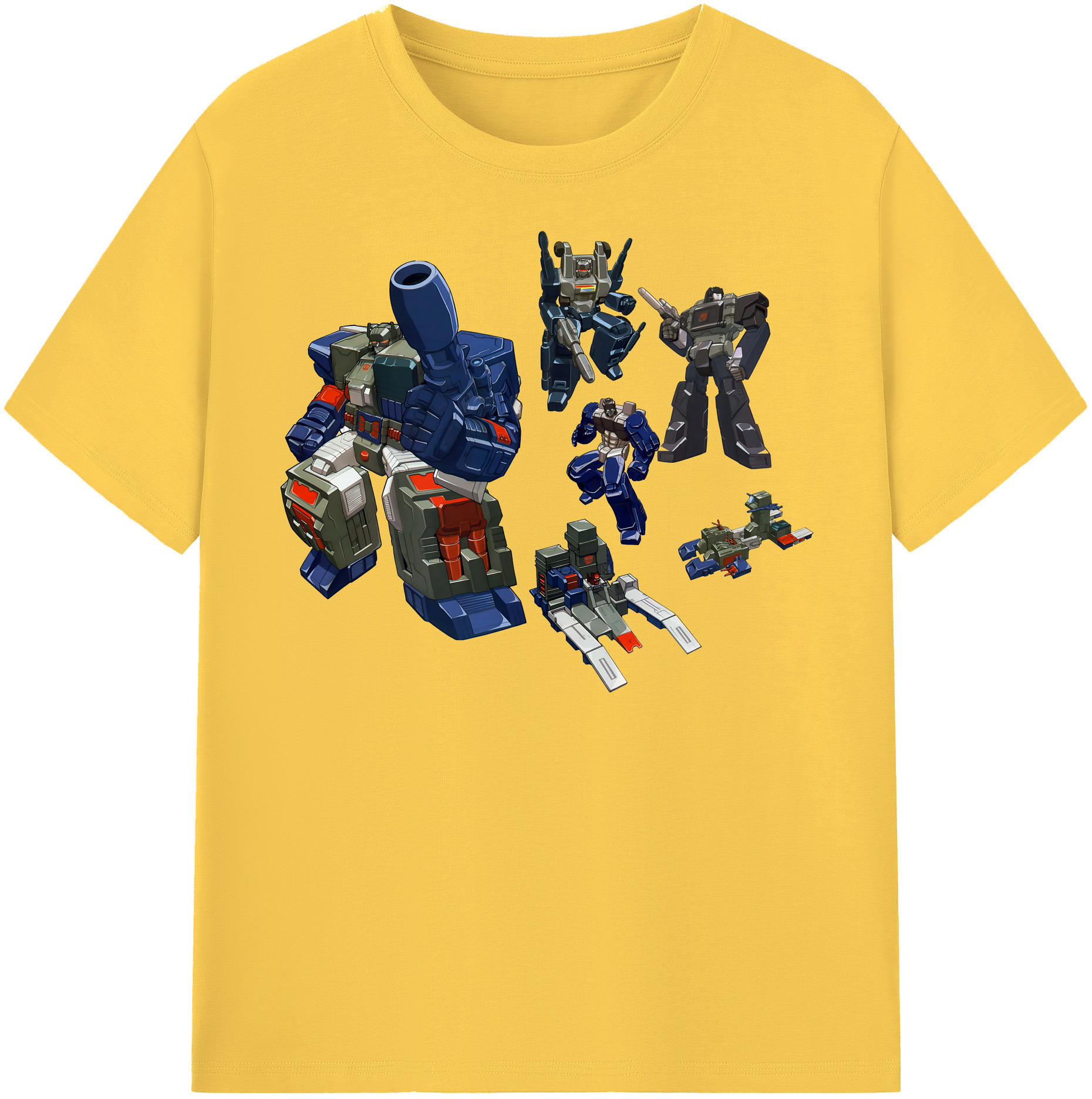 （画像用） Transformers トランスフォーマー 綿100％半袖Tシャツ（フロントプリント）
