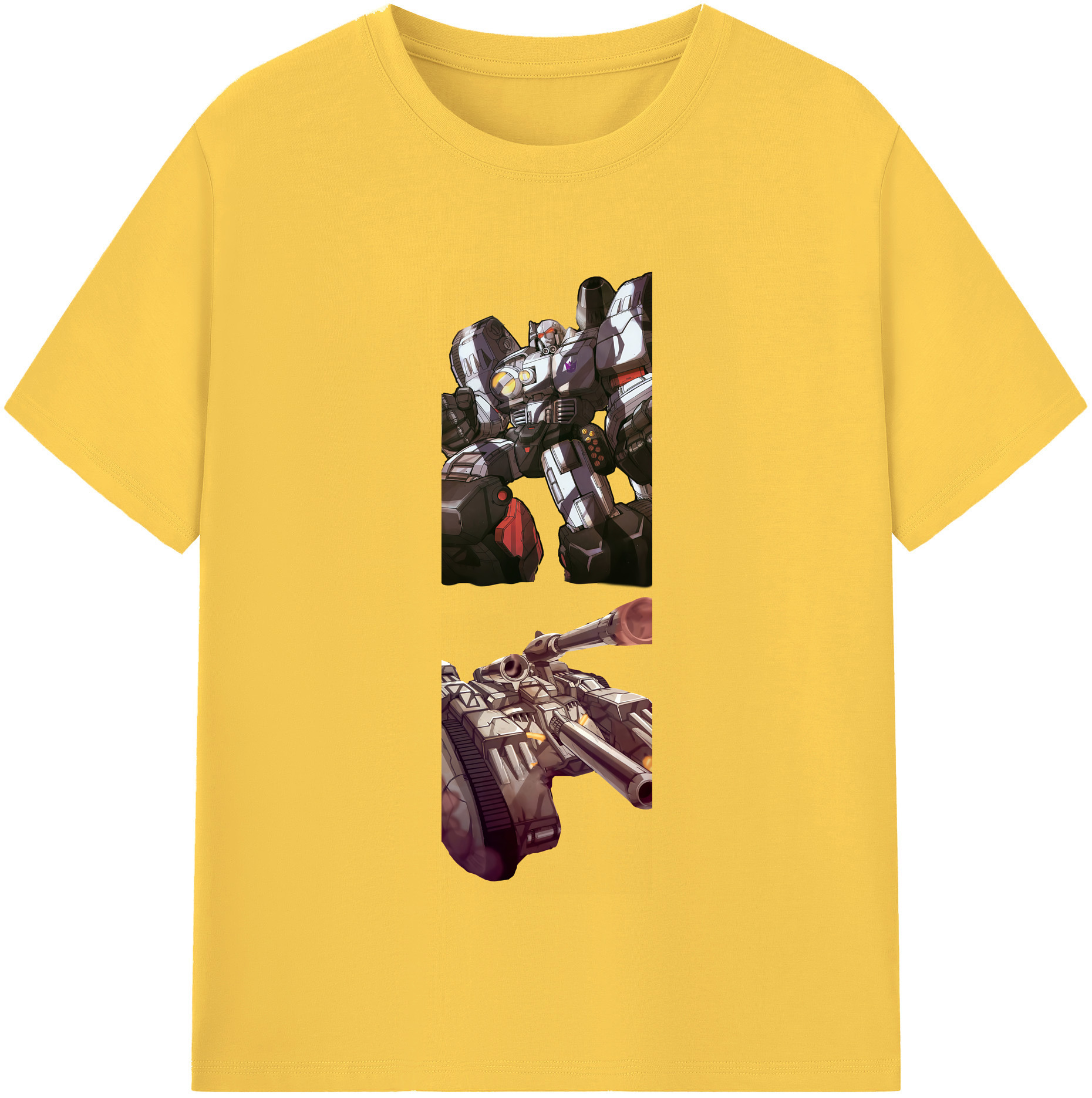 （画像用） Transformers トランスフォーマー 綿100％半袖Tシャツ（フロントプリント）