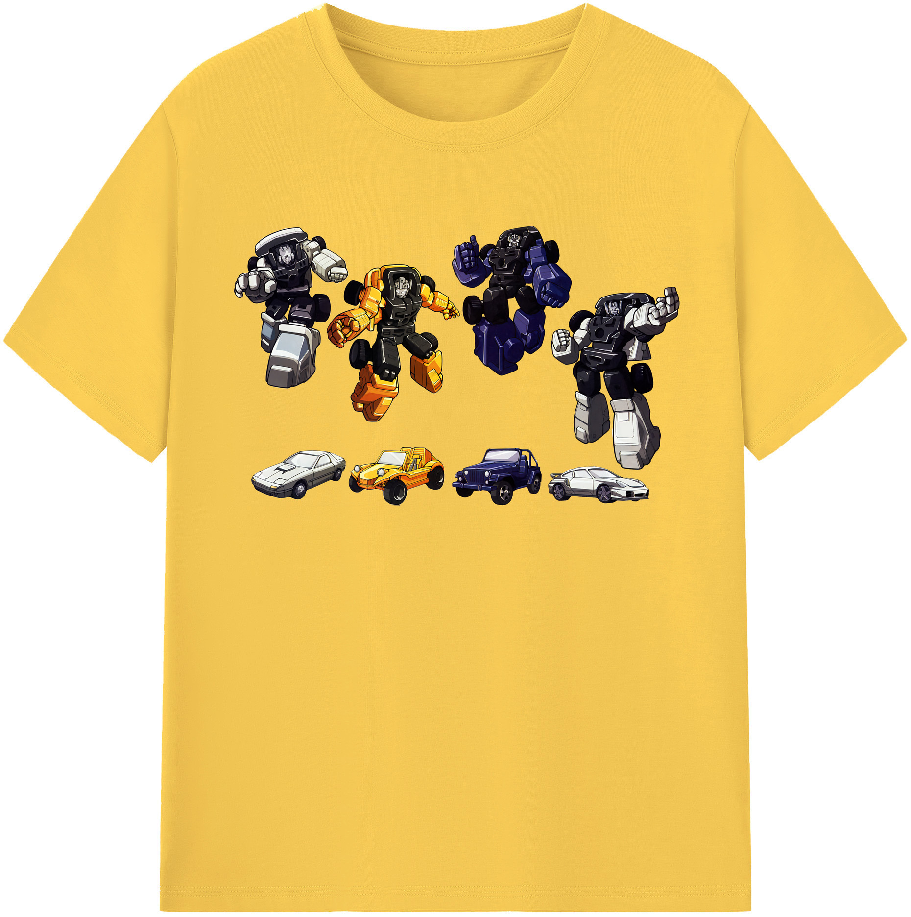 （画像用） Transformers トランスフォーマー 綿100％半袖Tシャツ（フロントプリント）