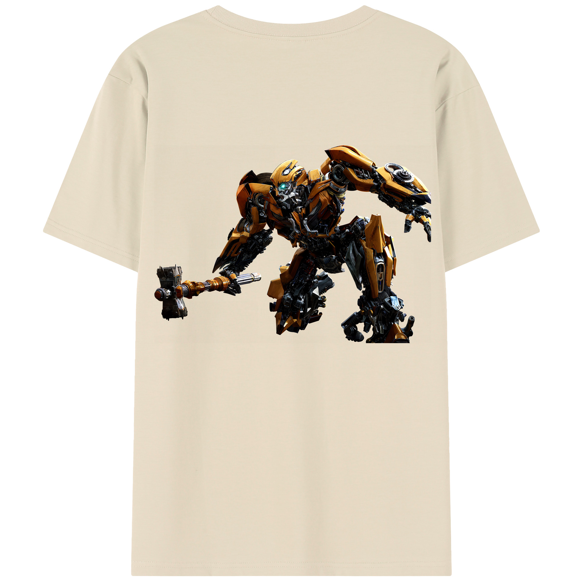 （画像用） Transformers トランスフォーマー 綿100％半袖Tシャツ（背面プリント）