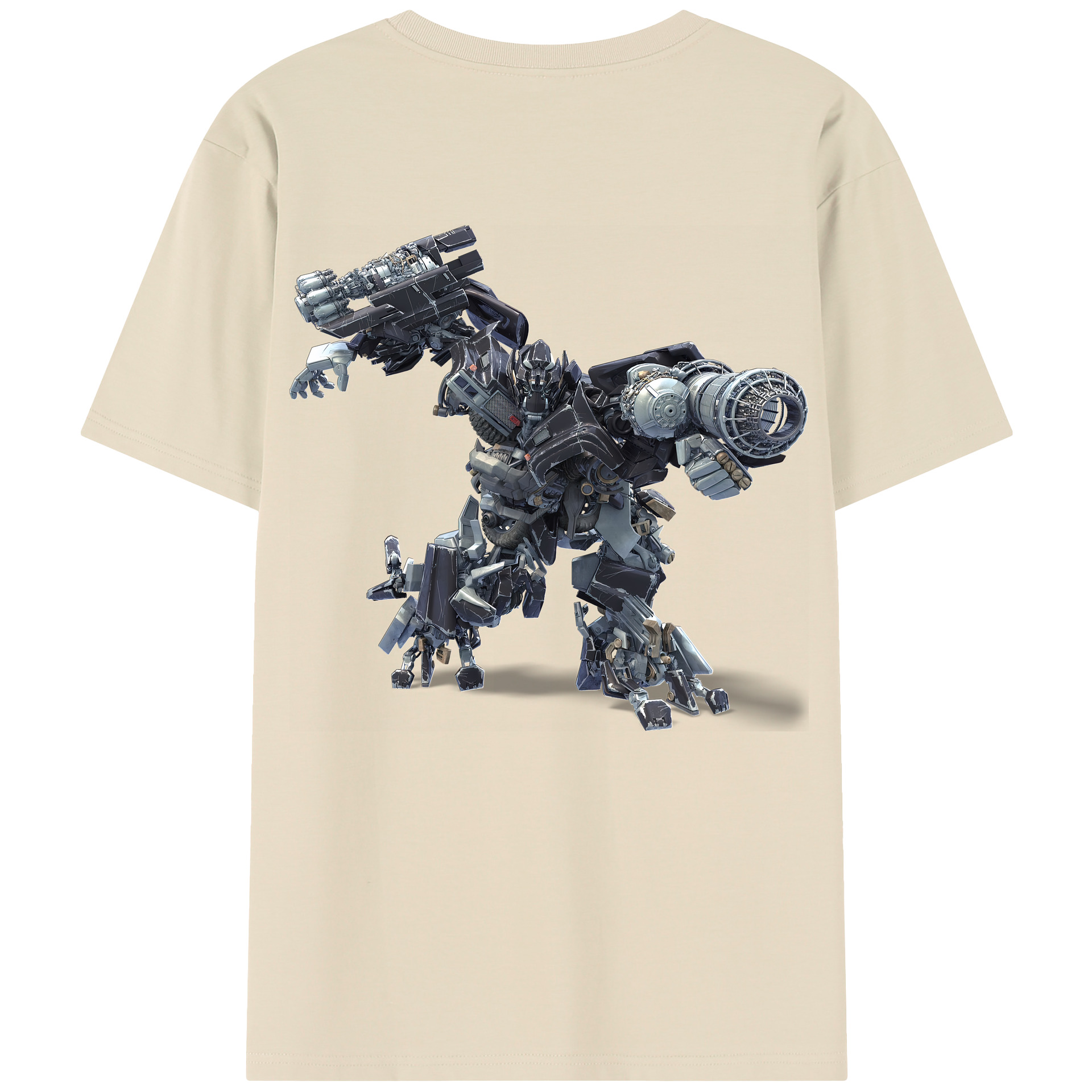 （画像用） Transformers トランスフォーマー 綿100％半袖Tシャツ（背面プリント）