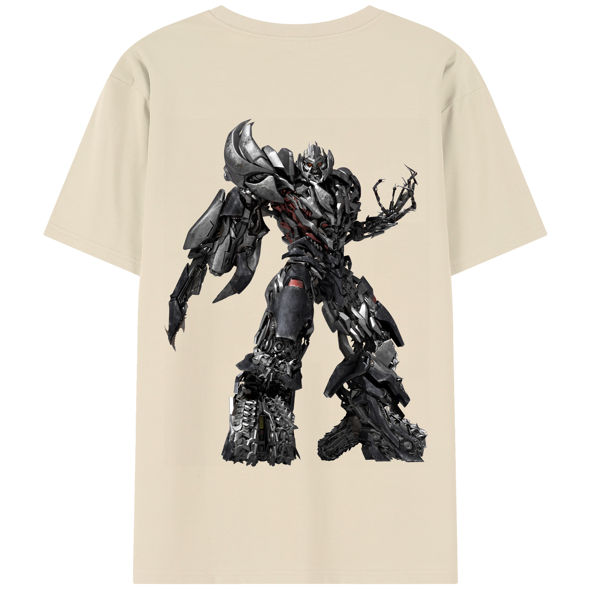 （画像用） Transformers トランスフォーマー 綿100％半袖Tシャツ（背面プリント）