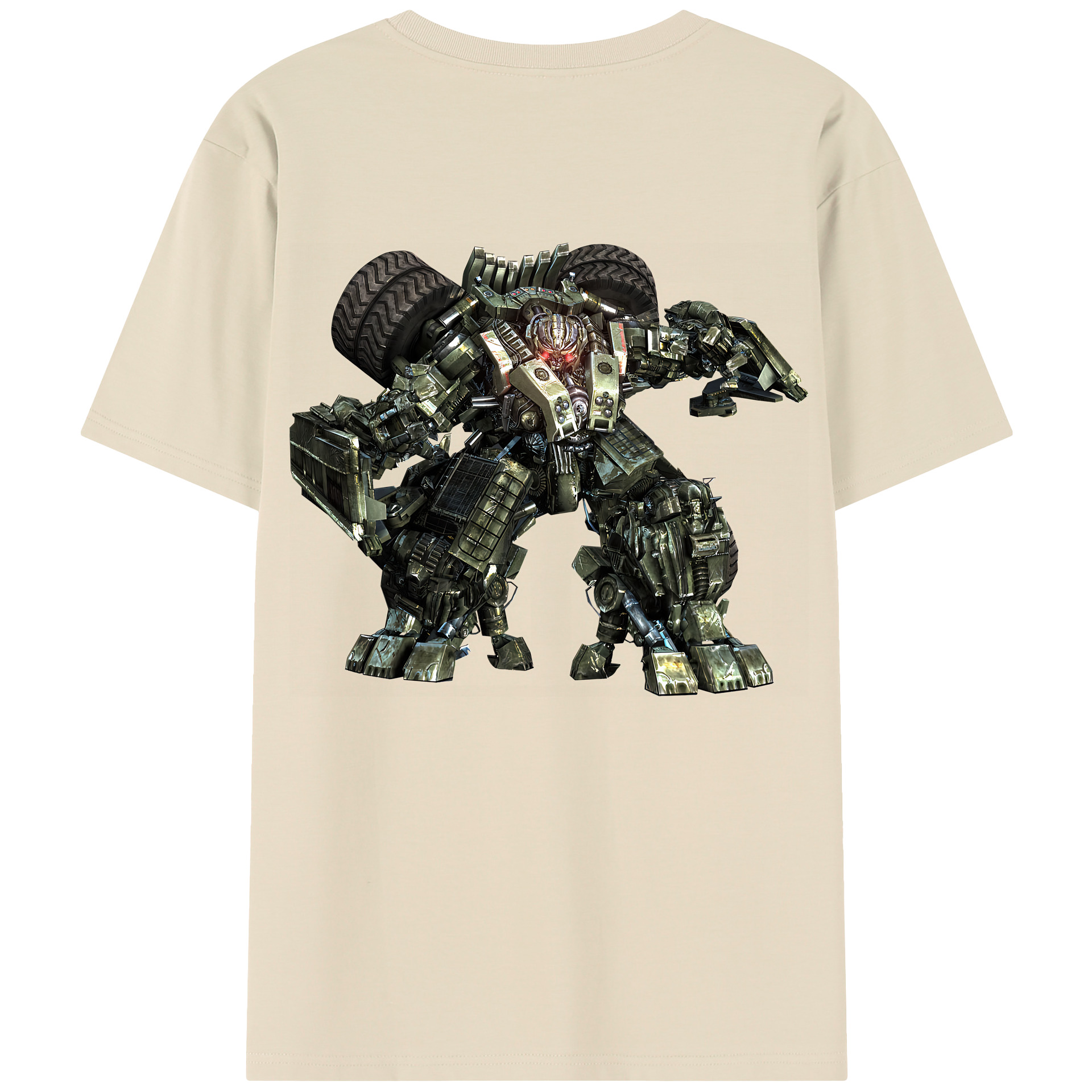 （画像用） Transformers トランスフォーマー 綿100％半袖Tシャツ（背面プリント）