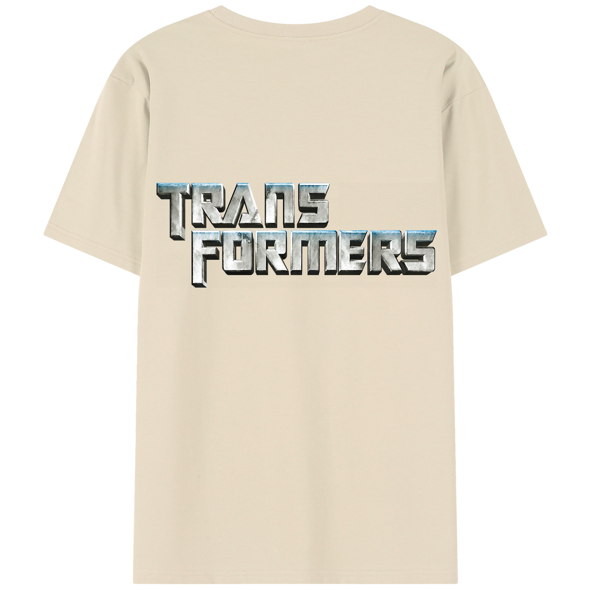 （画像用） Transformers トランスフォーマー 綿100％半袖Tシャツ（背面プリント）