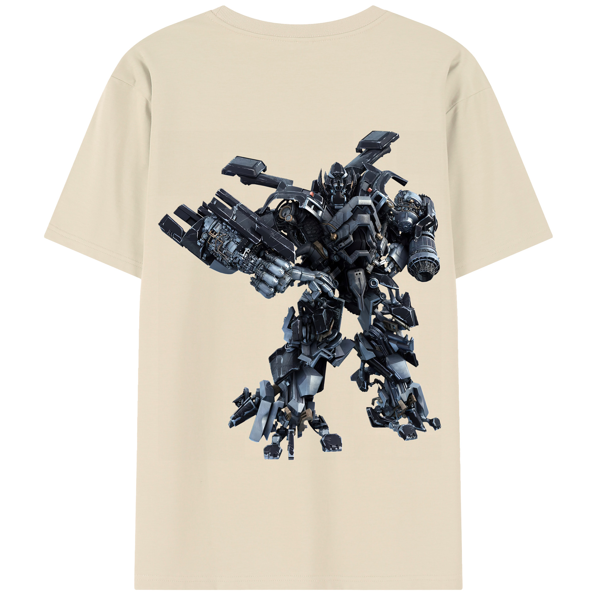 （画像用） Transformers トランスフォーマー 綿100％半袖Tシャツ（背面プリント）
