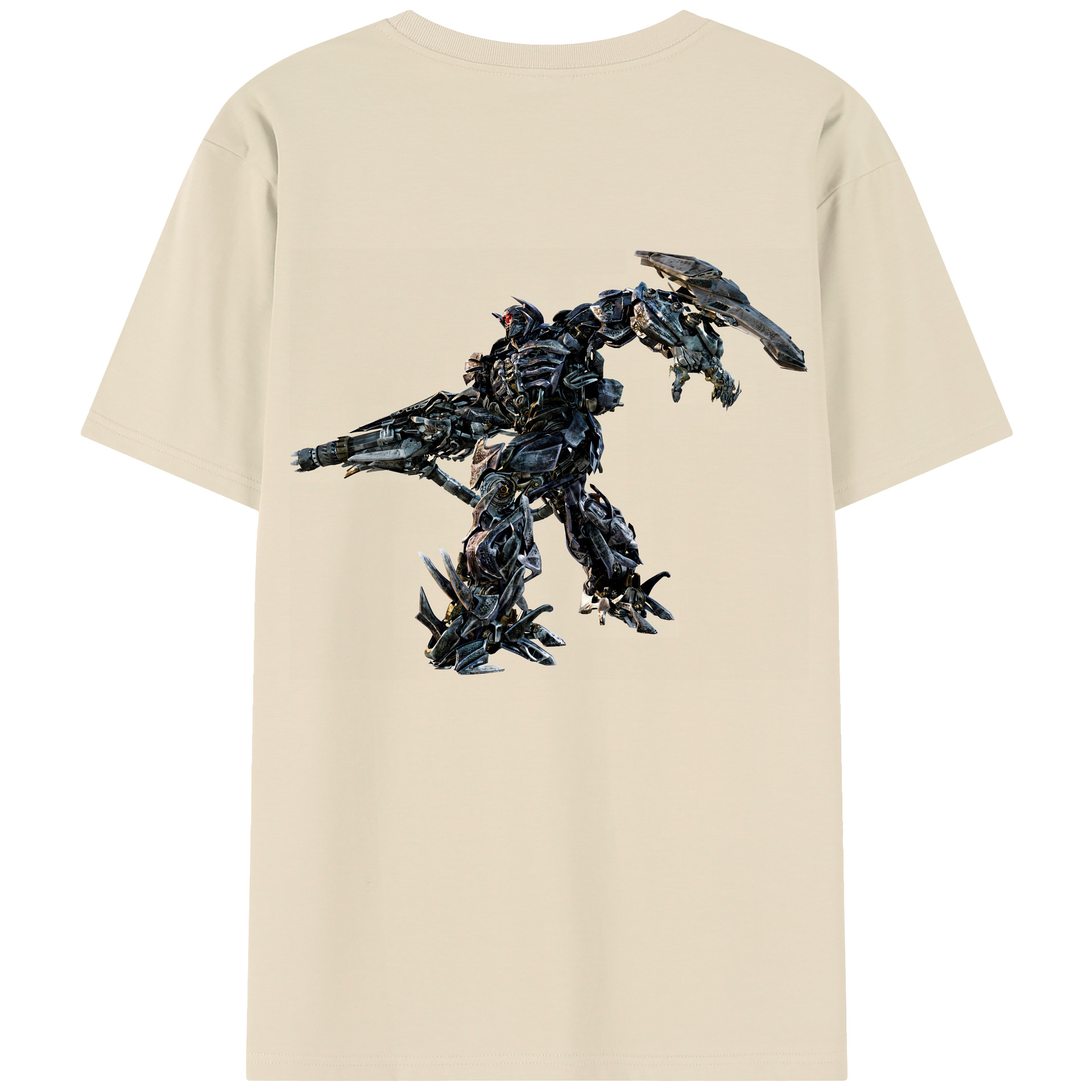 （画像用） Transformers トランスフォーマー 綿100％半袖Tシャツ（背面プリント）