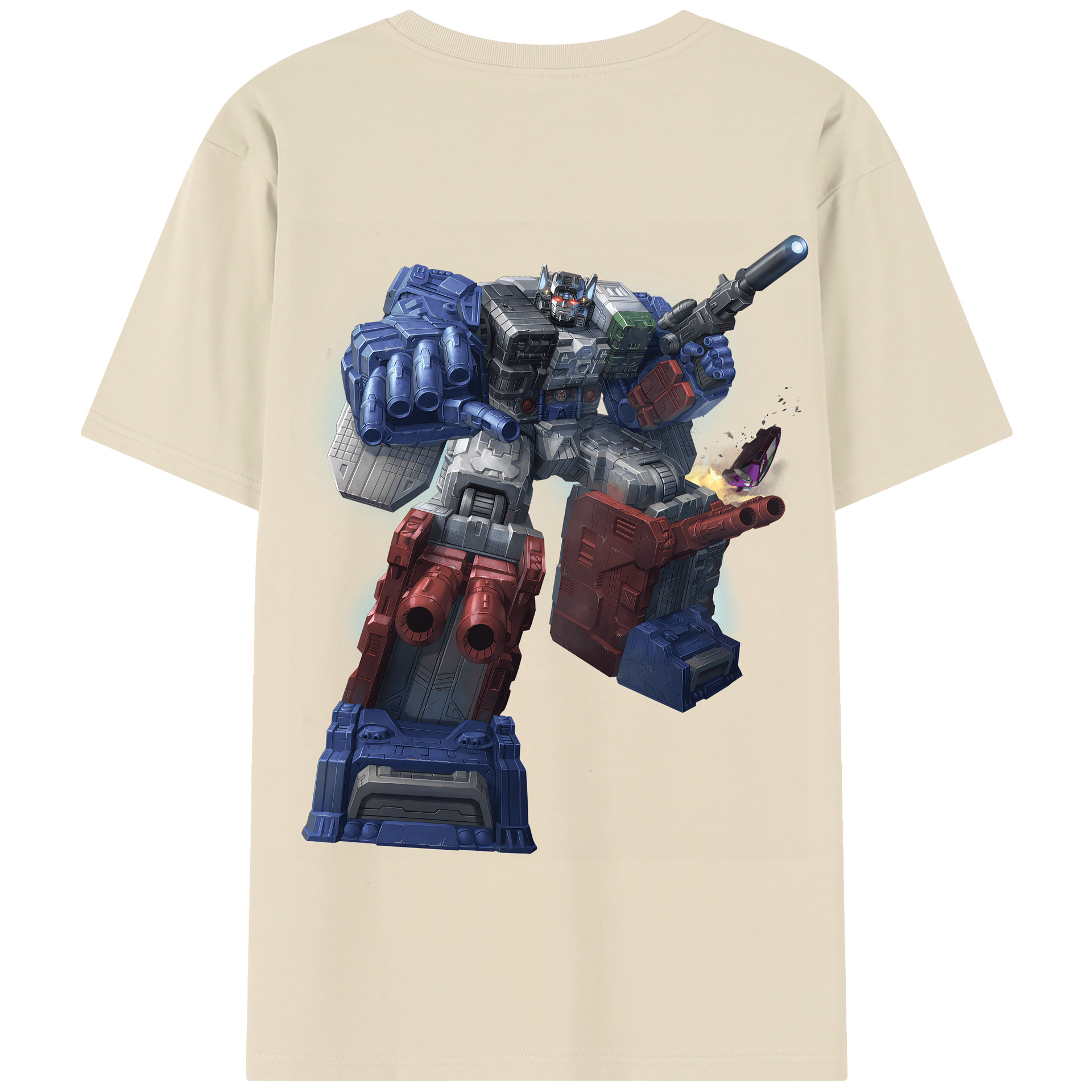 （画像用） Transformers トランスフォーマー 綿100％半袖Tシャツ（背面プリント）