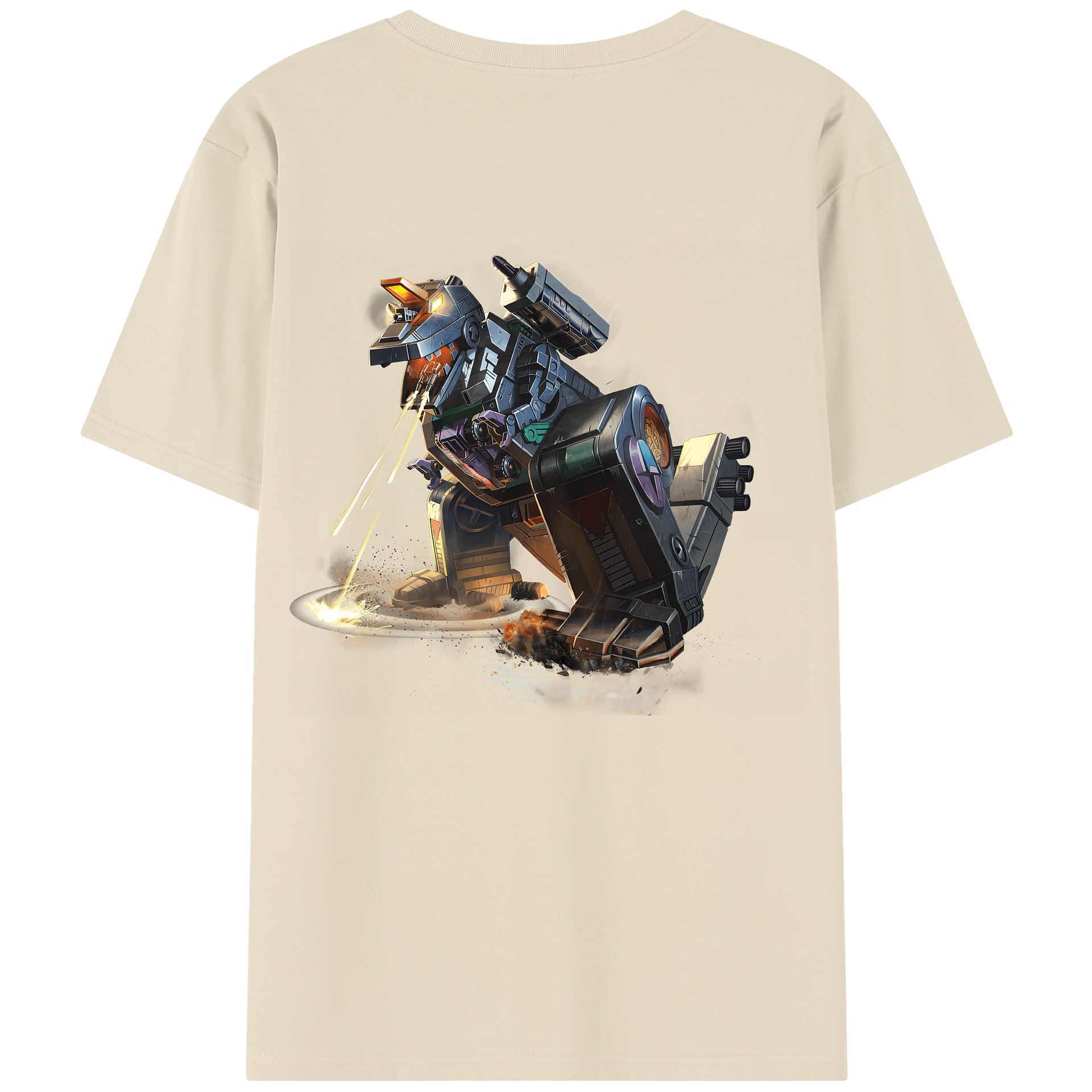 （画像用） Transformers トランスフォーマー 綿100％半袖Tシャツ（背面プリント）