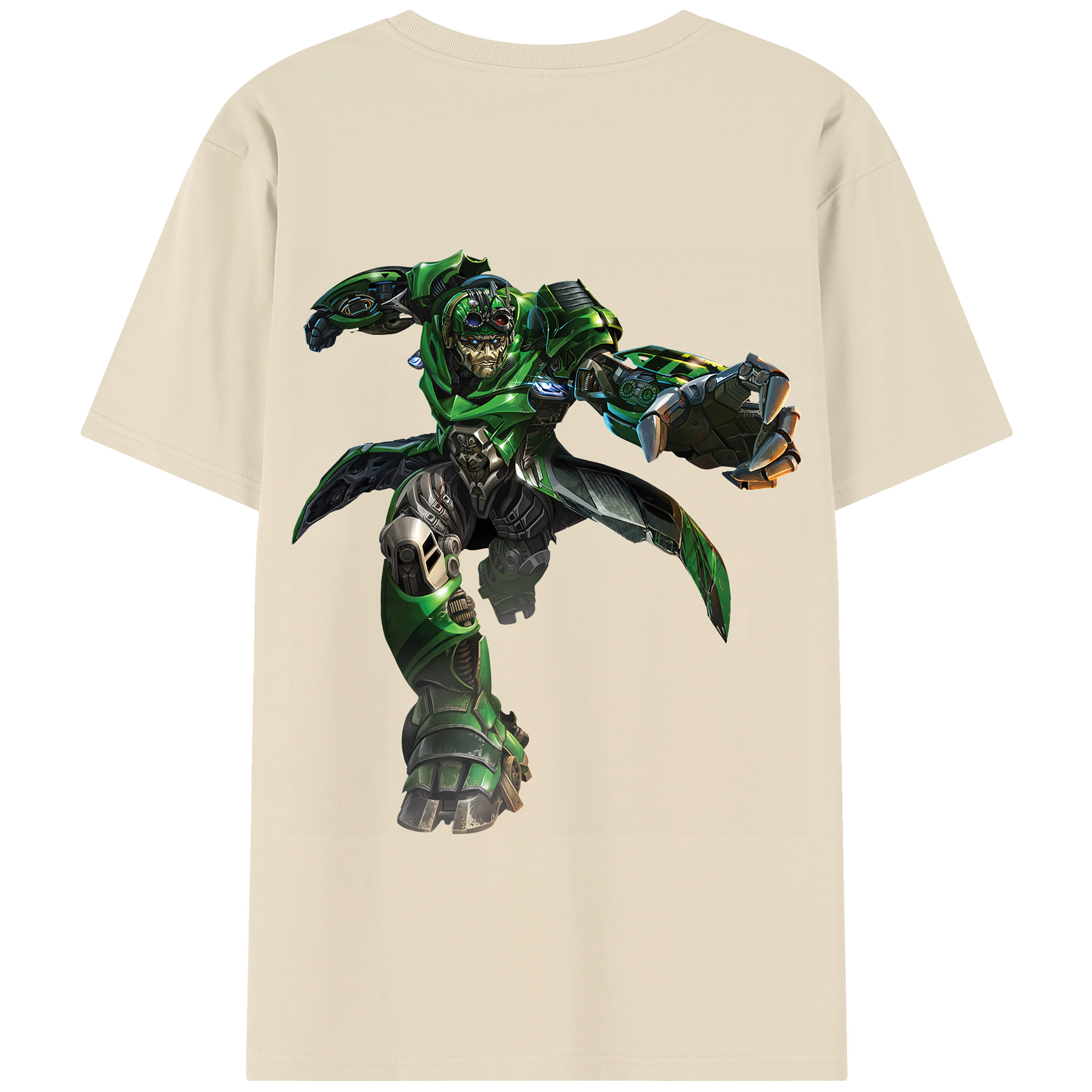 （画像用） Transformers トランスフォーマー 綿100％半袖Tシャツ（背面プリント）