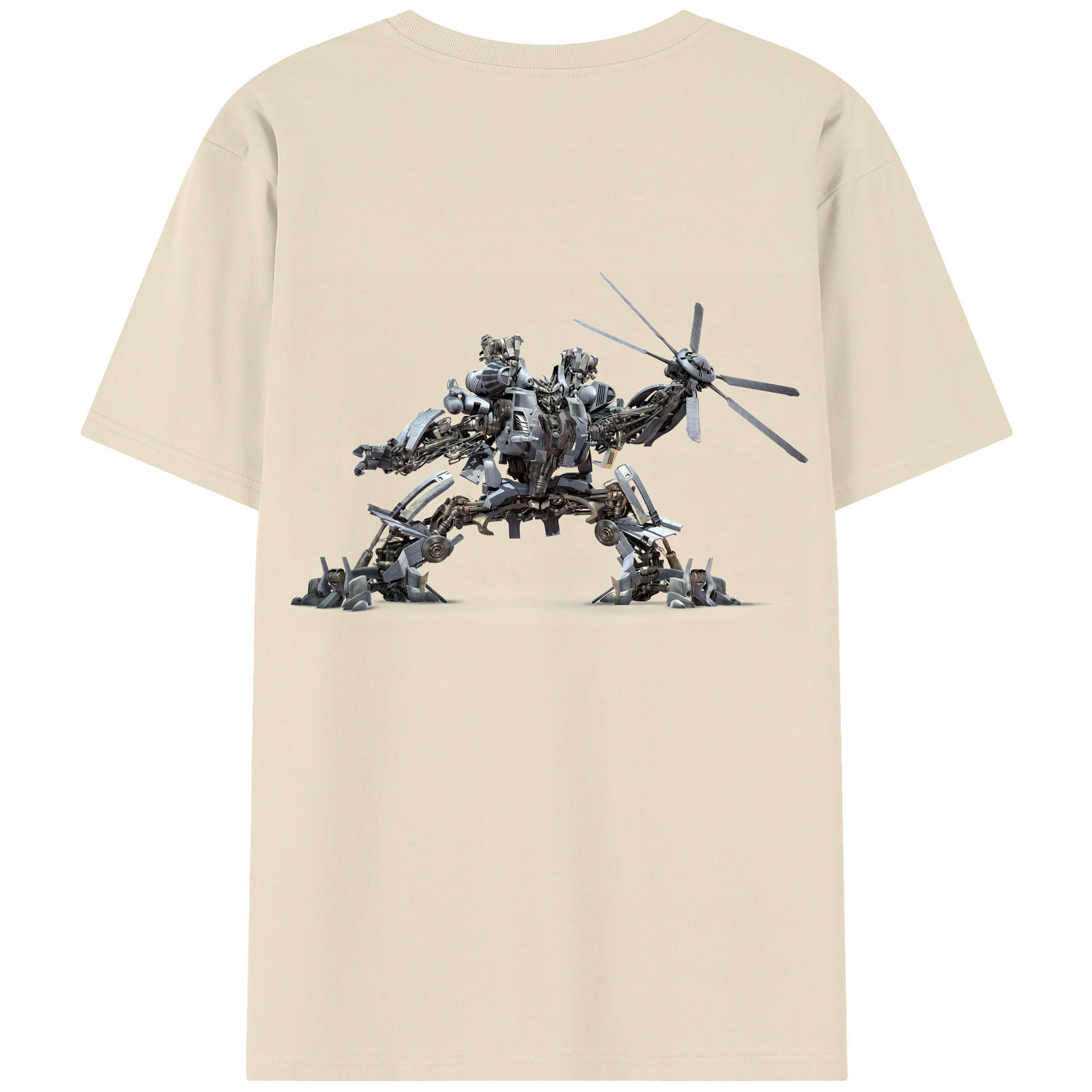 （画像用） Transformers トランスフォーマー 綿100％半袖Tシャツ（背面プリント）