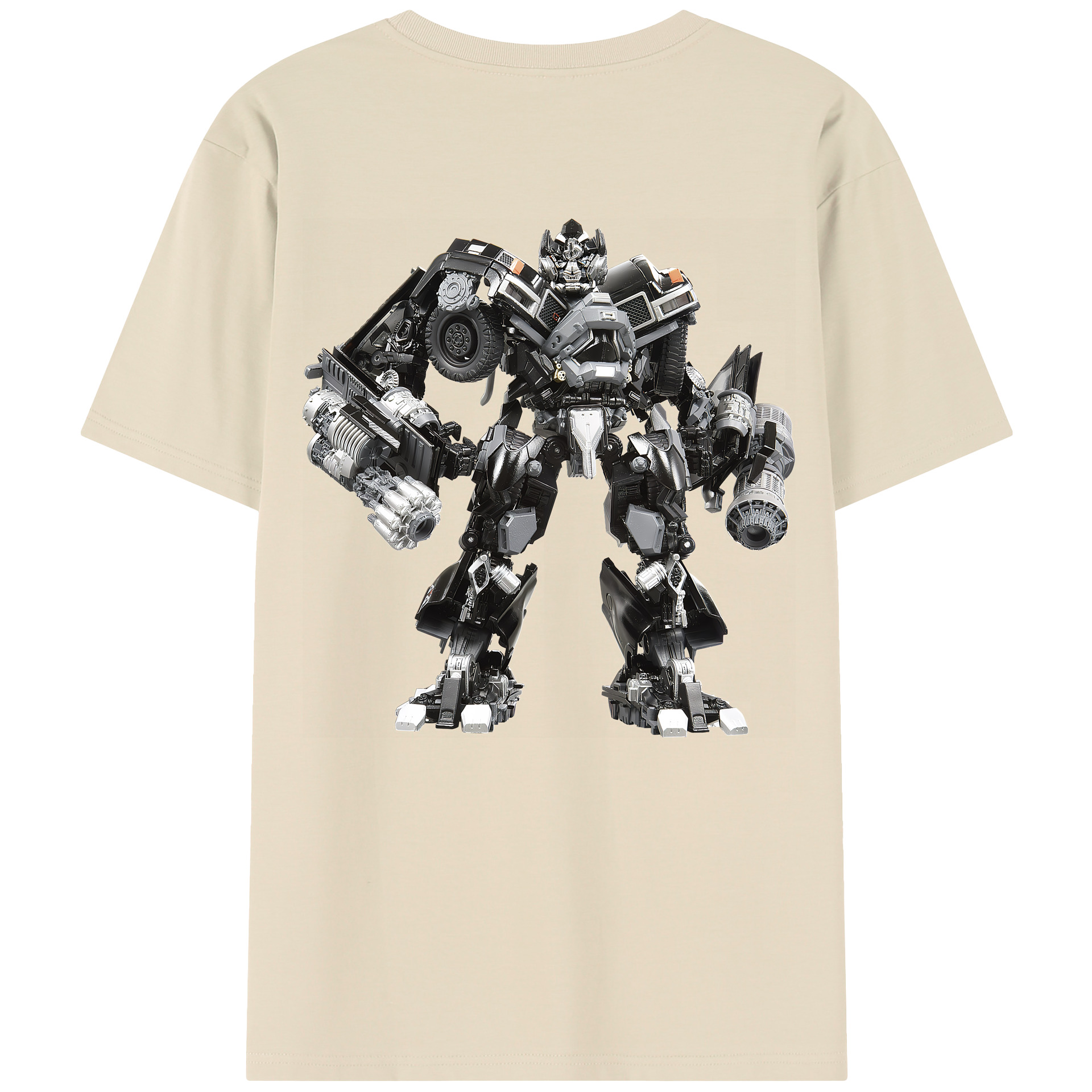 （画像用） Transformers トランスフォーマー 綿100％半袖Tシャツ（背面プリント）