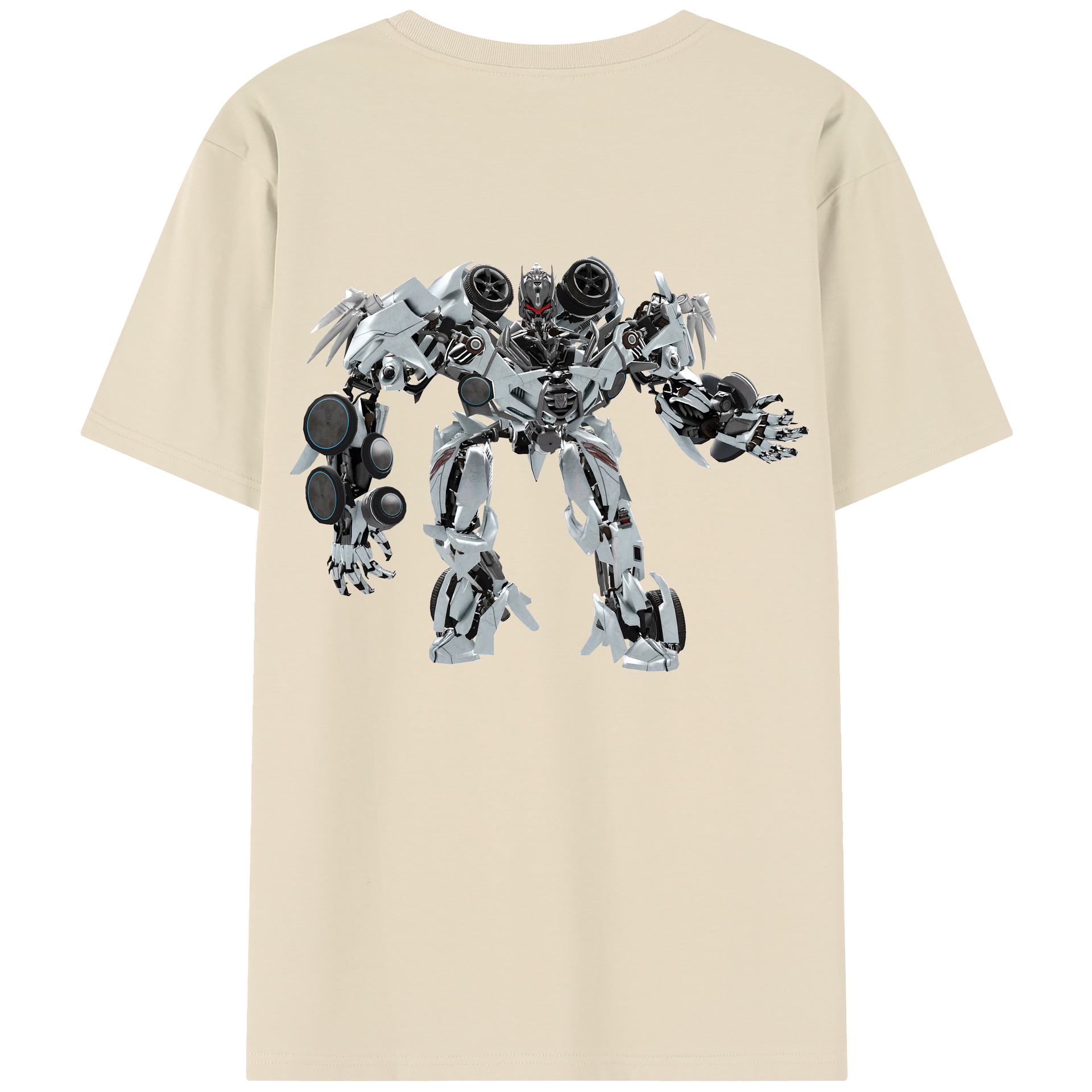 （画像用） Transformers トランスフォーマー 綿100％半袖Tシャツ（背面プリント）