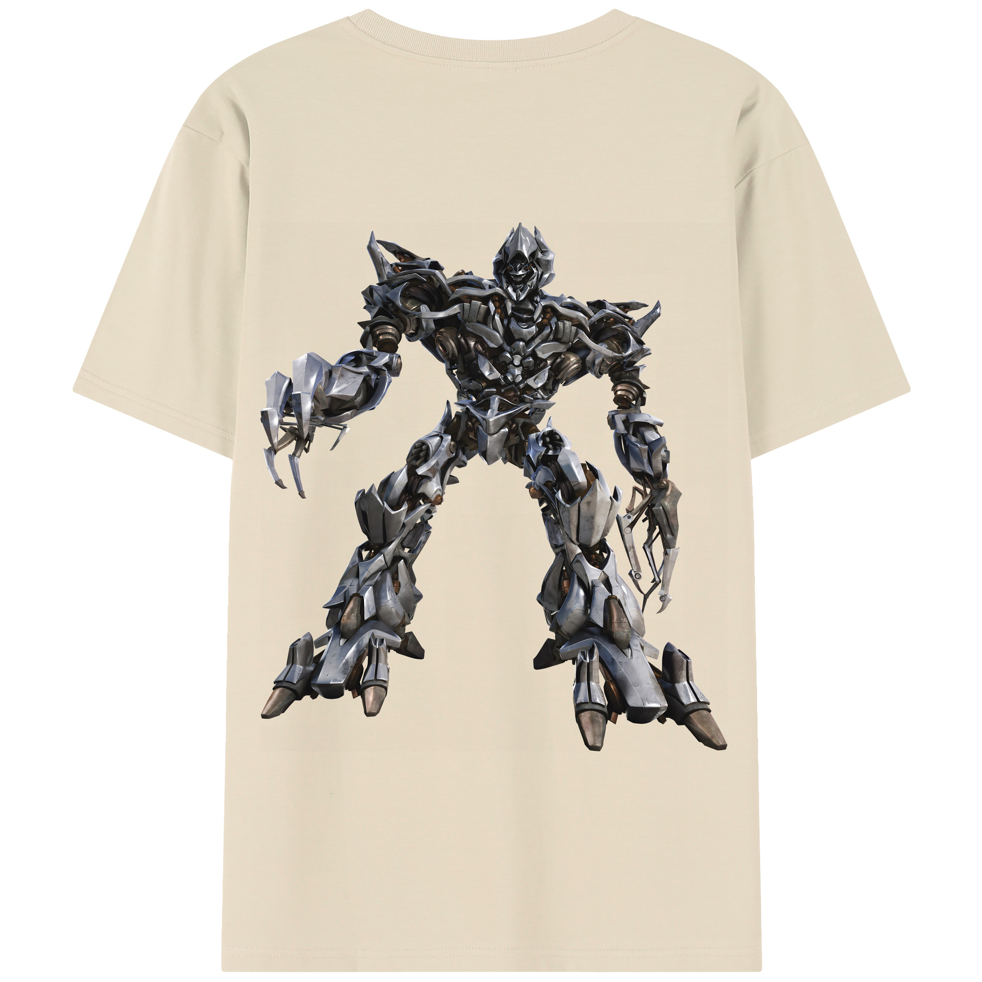 （画像用） Transformers トランスフォーマー 綿100％半袖Tシャツ（背面プリント）