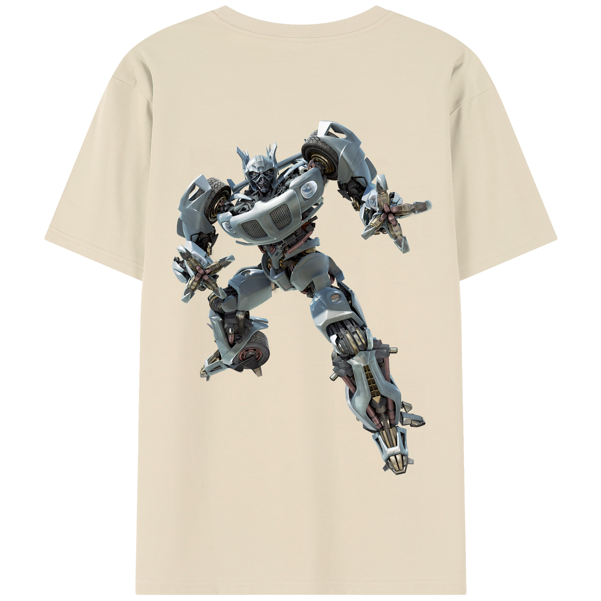 （画像用） Transformers トランスフォーマー 綿100％半袖Tシャツ（背面プリント）
