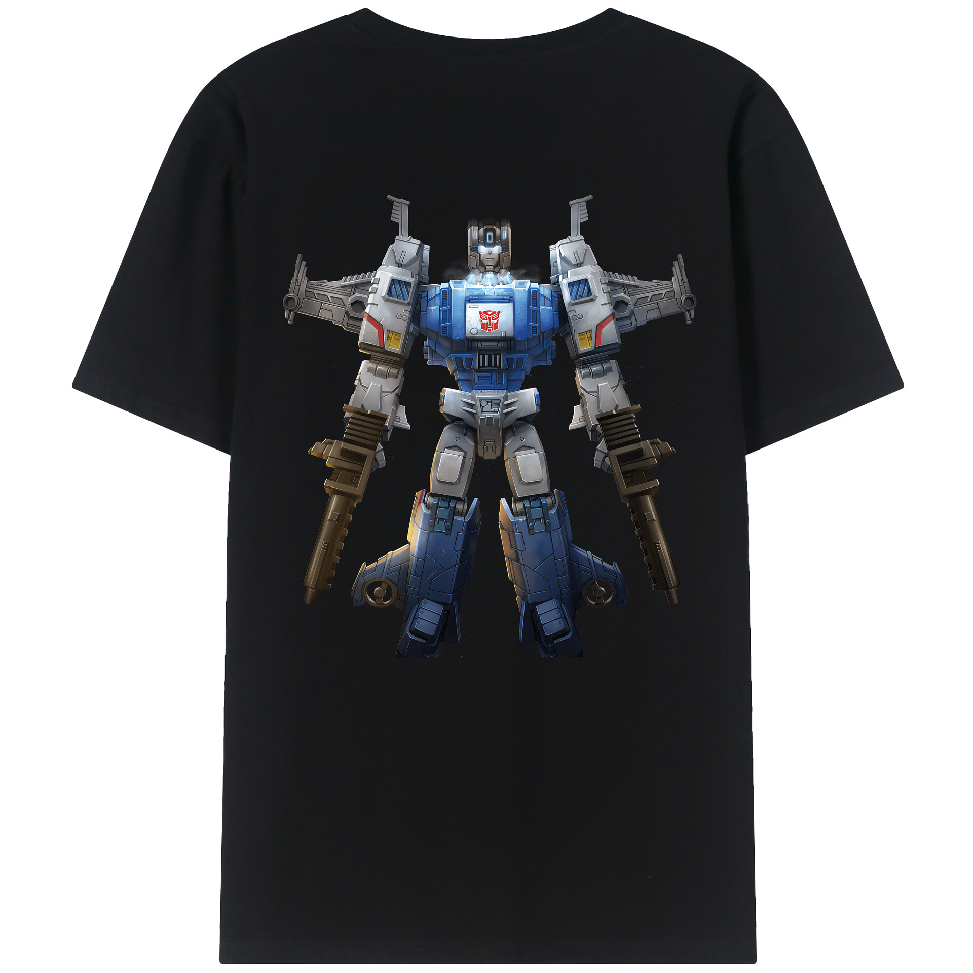 （画像用） Transformers トランスフォーマー 綿100％半袖Tシャツ（背面プリント）