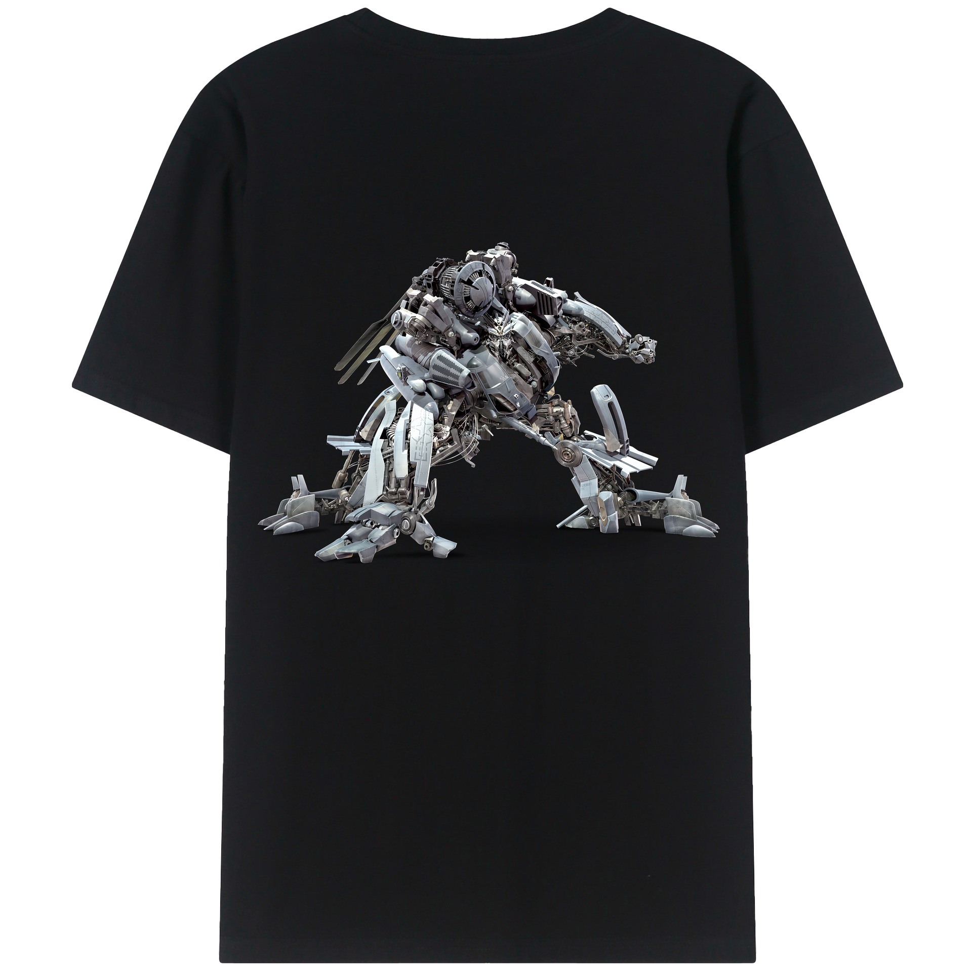 （画像用） Transformers トランスフォーマー 綿100％半袖Tシャツ（背面プリント）