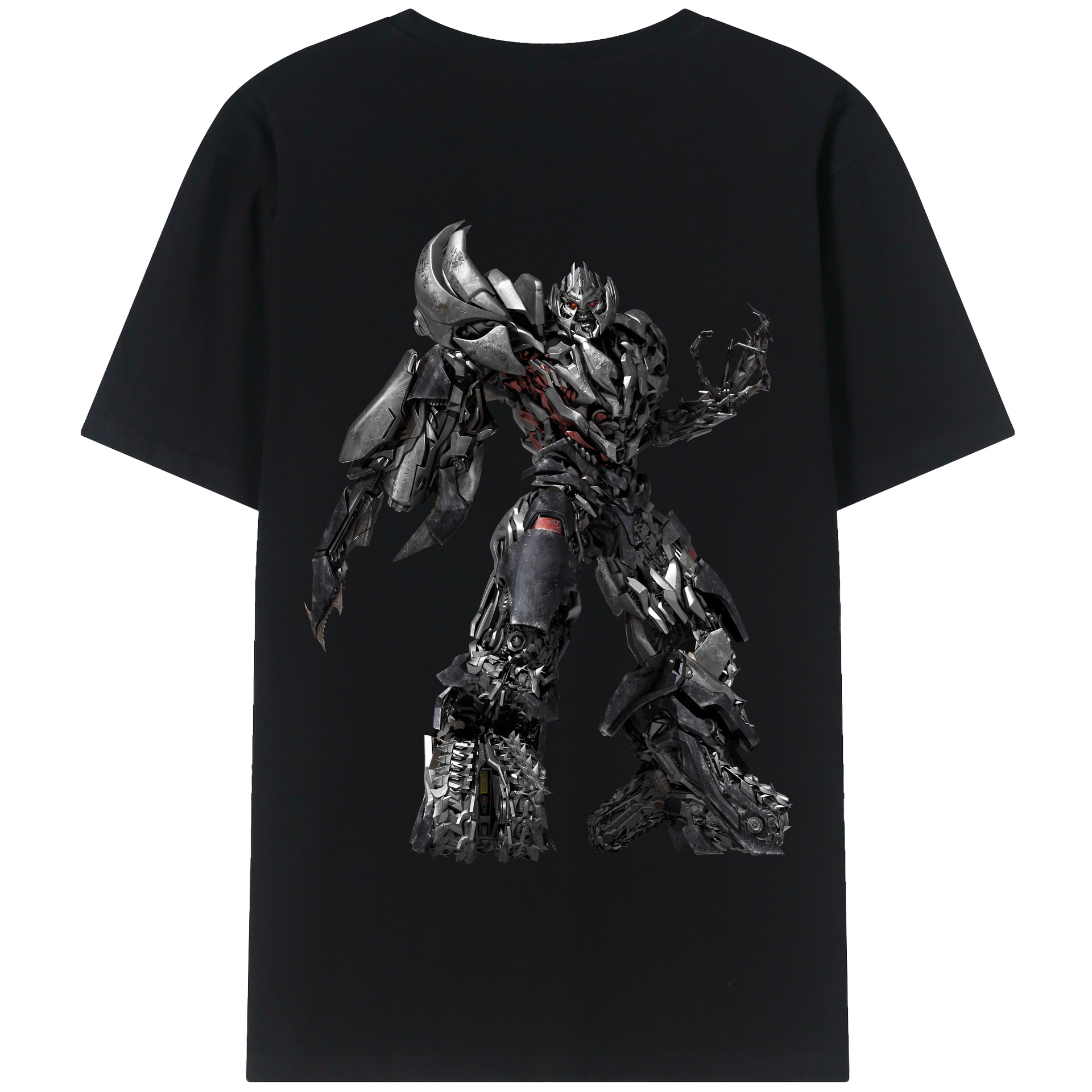 （画像用） Transformers トランスフォーマー 綿100％半袖Tシャツ（背面プリント）