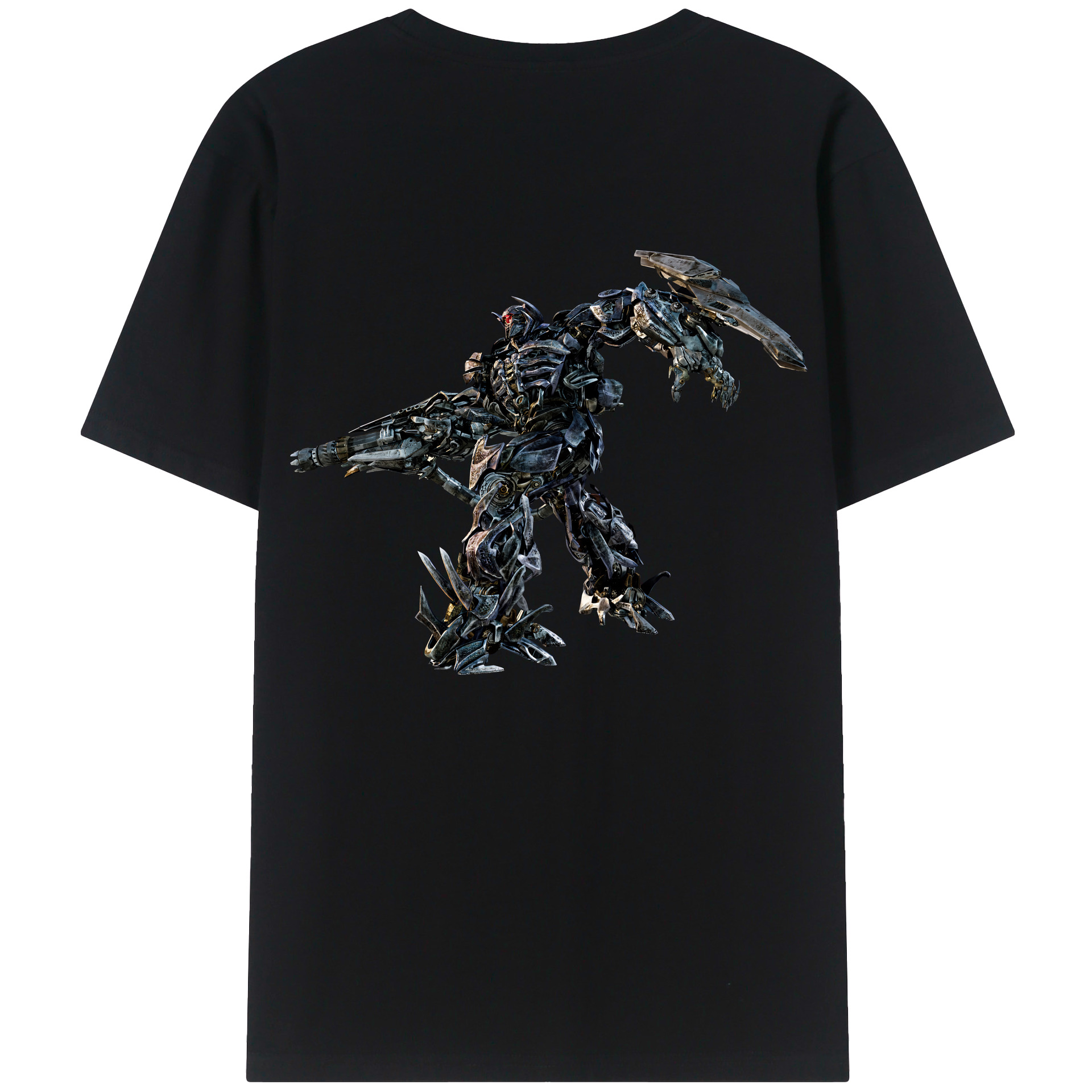 （画像用） Transformers トランスフォーマー 綿100％半袖Tシャツ（背面プリント）