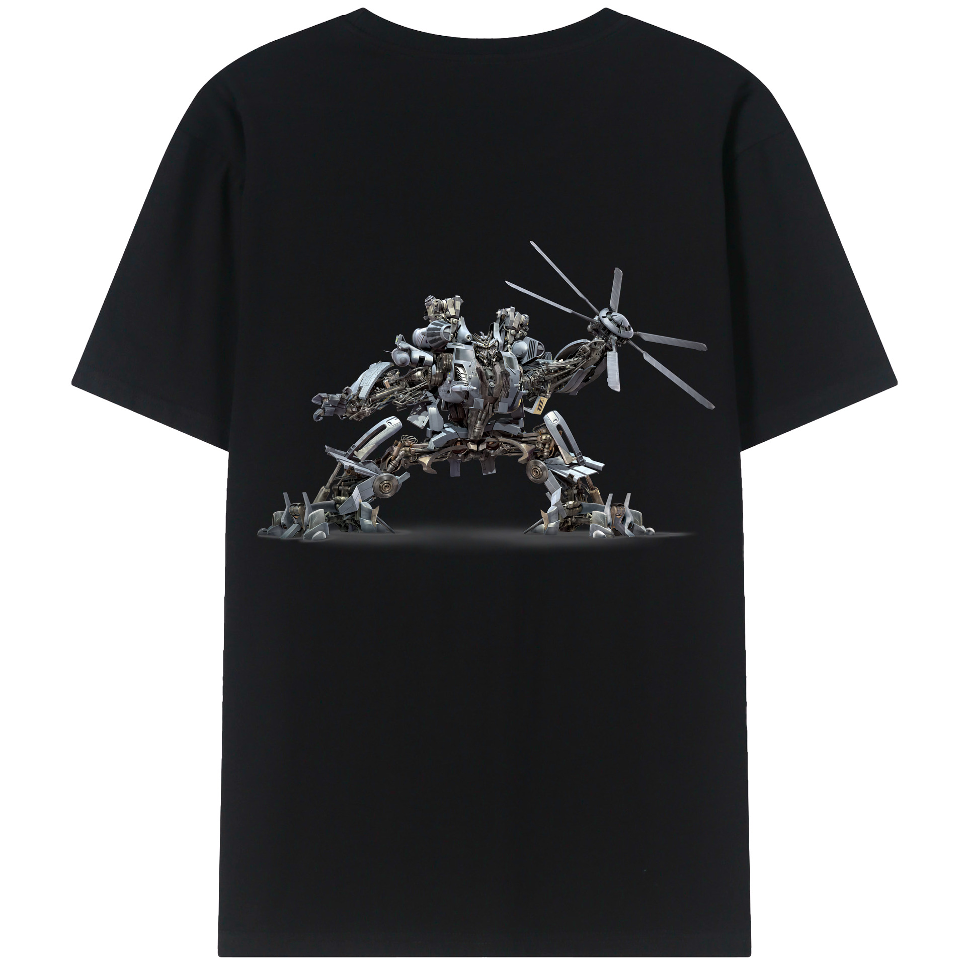 （画像用） Transformers トランスフォーマー 綿100％半袖Tシャツ（背面プリント）
