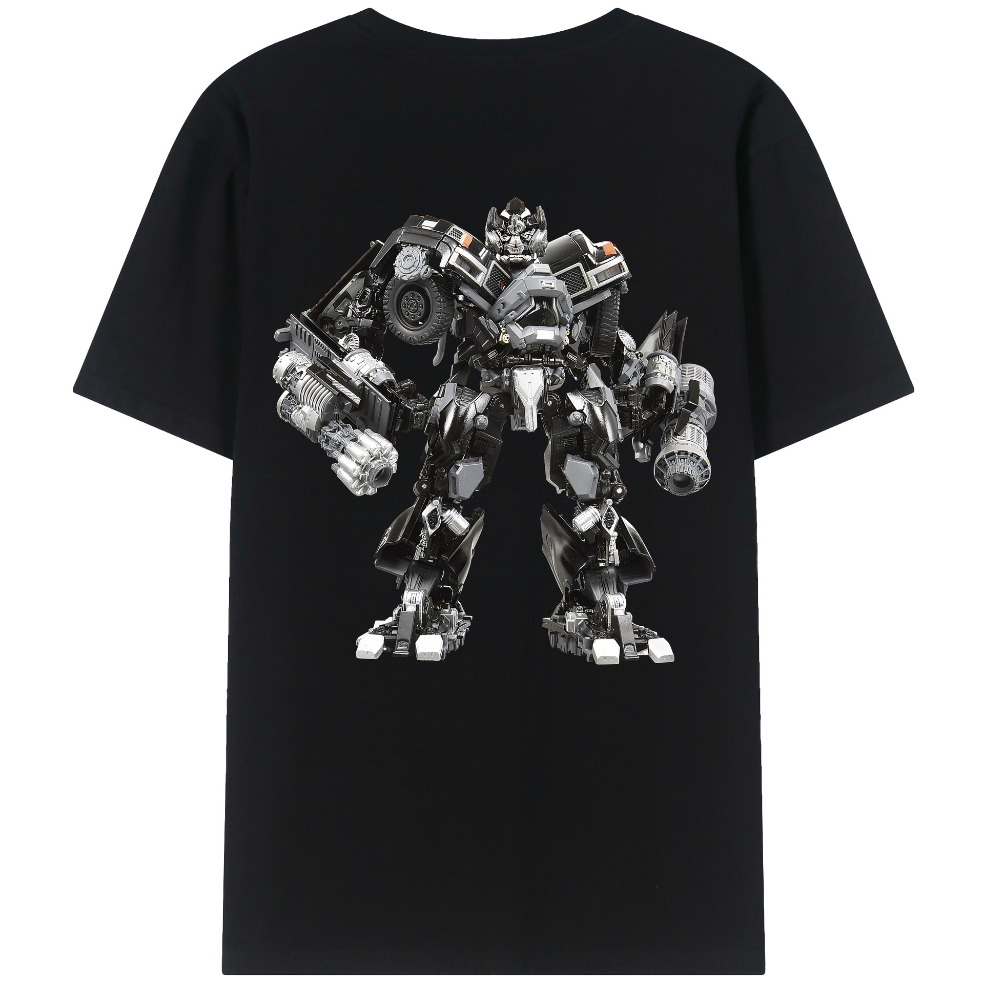 （画像用） Transformers トランスフォーマー 綿100％半袖Tシャツ（背面プリント）