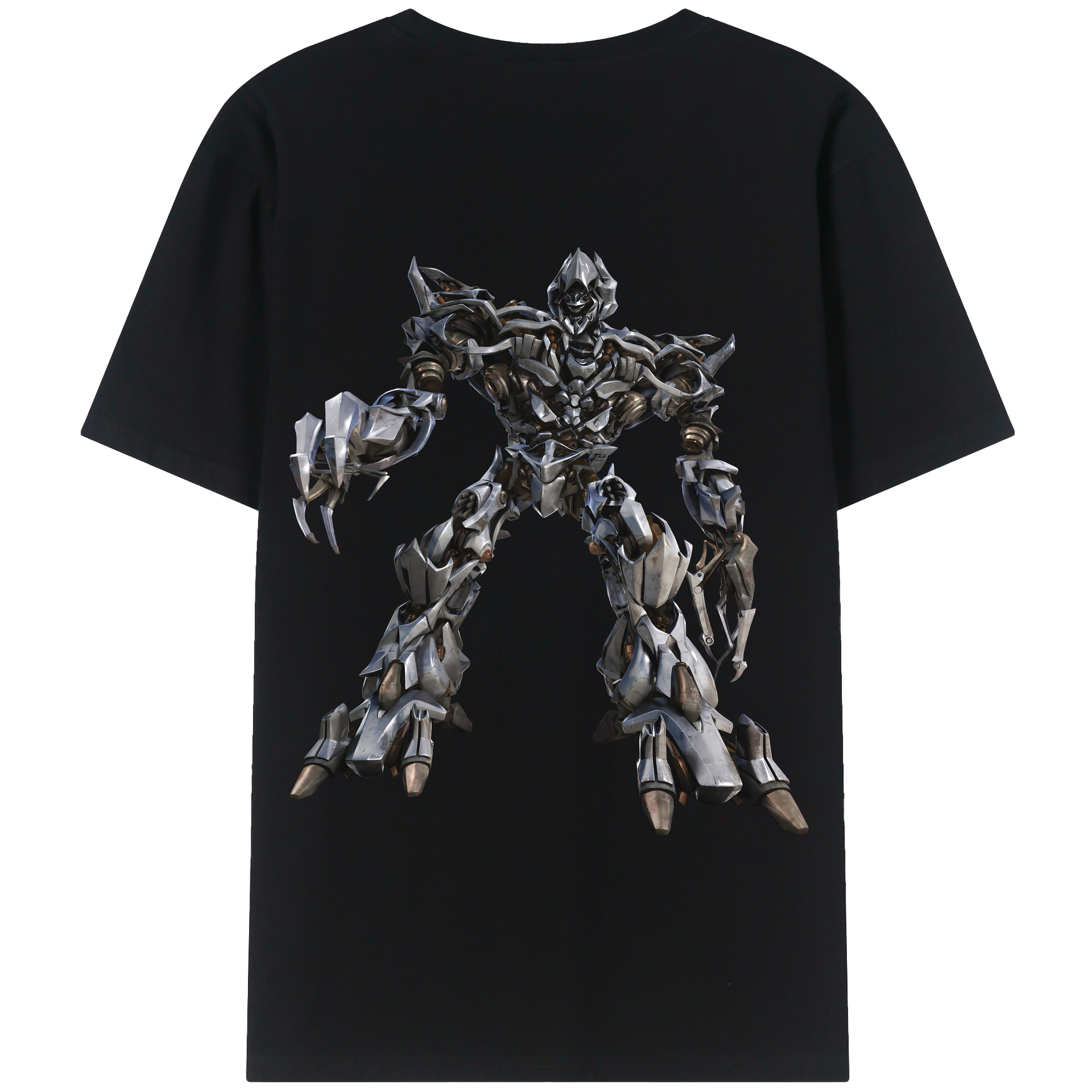 （画像用） Transformers トランスフォーマー 綿100％半袖Tシャツ（背面プリント）