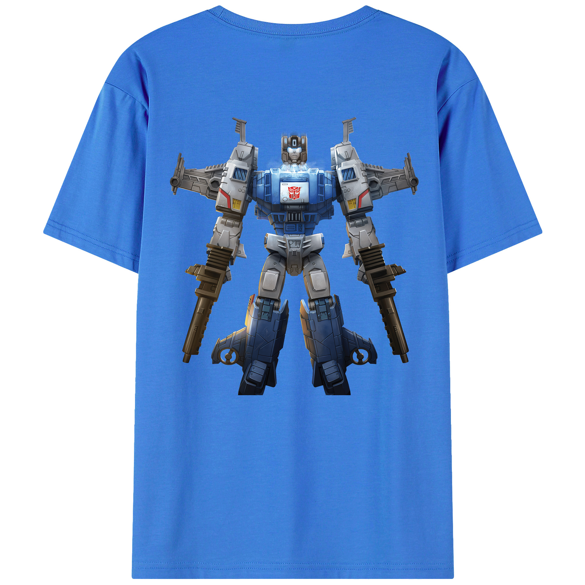 （画像用） Transformers トランスフォーマー 綿100％半袖Tシャツ（背面プリント）