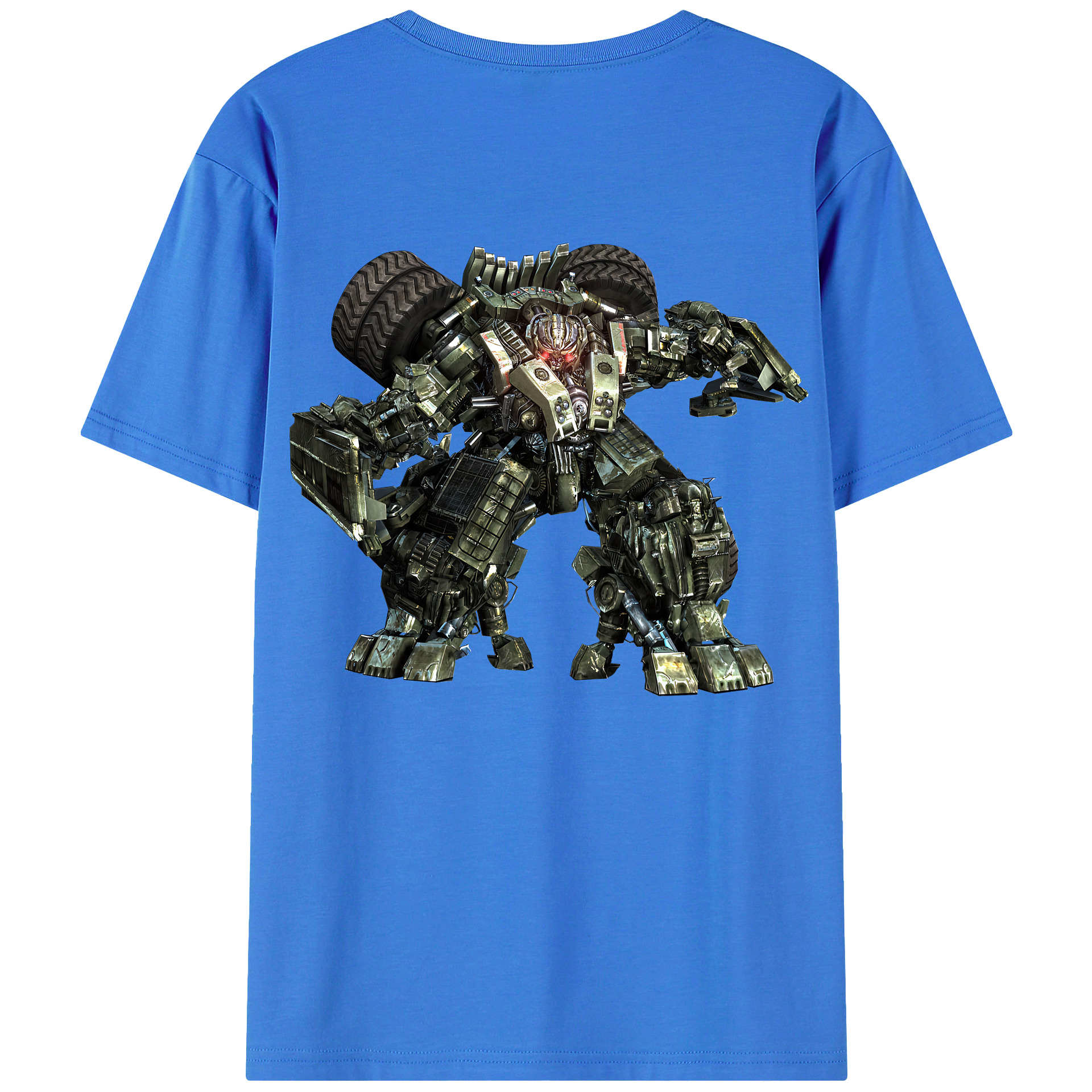 （画像用） Transformers トランスフォーマー 綿100％半袖Tシャツ（背面プリント）