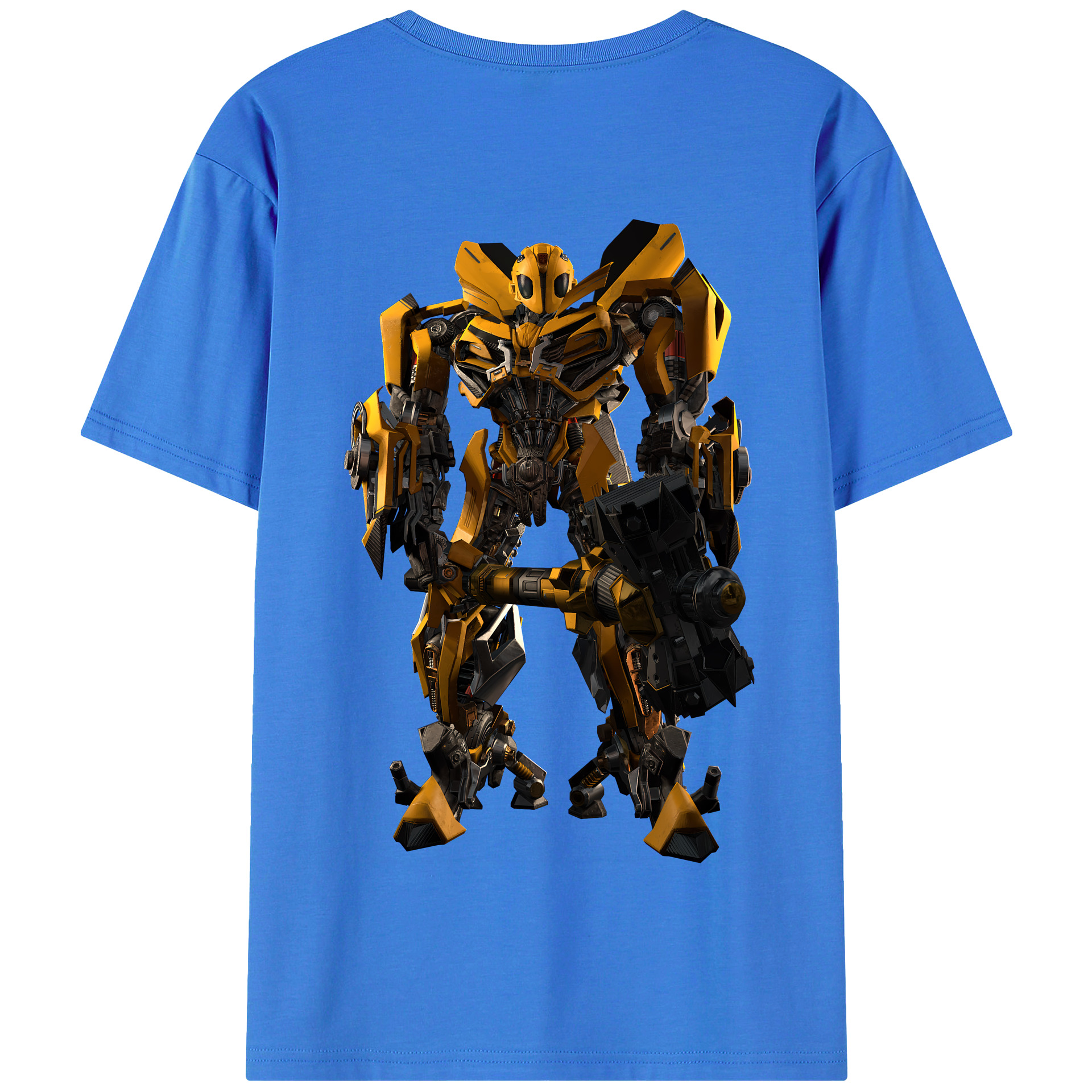 （画像用） Transformers トランスフォーマー 綿100％半袖Tシャツ（背面プリント）