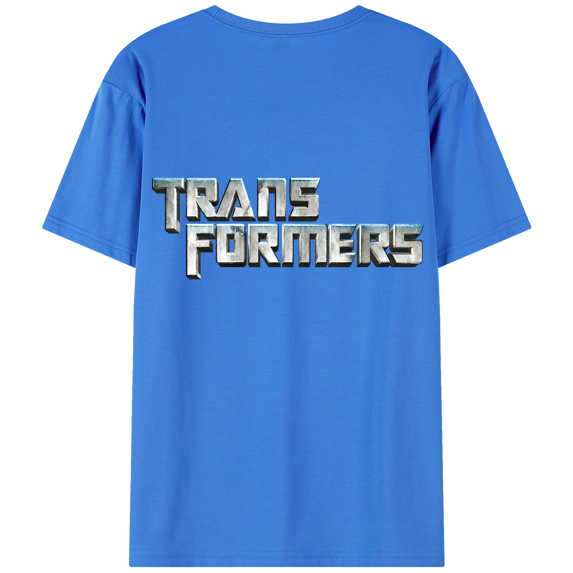 （画像用） Transformers トランスフォーマー 綿100％半袖Tシャツ（背面プリント）