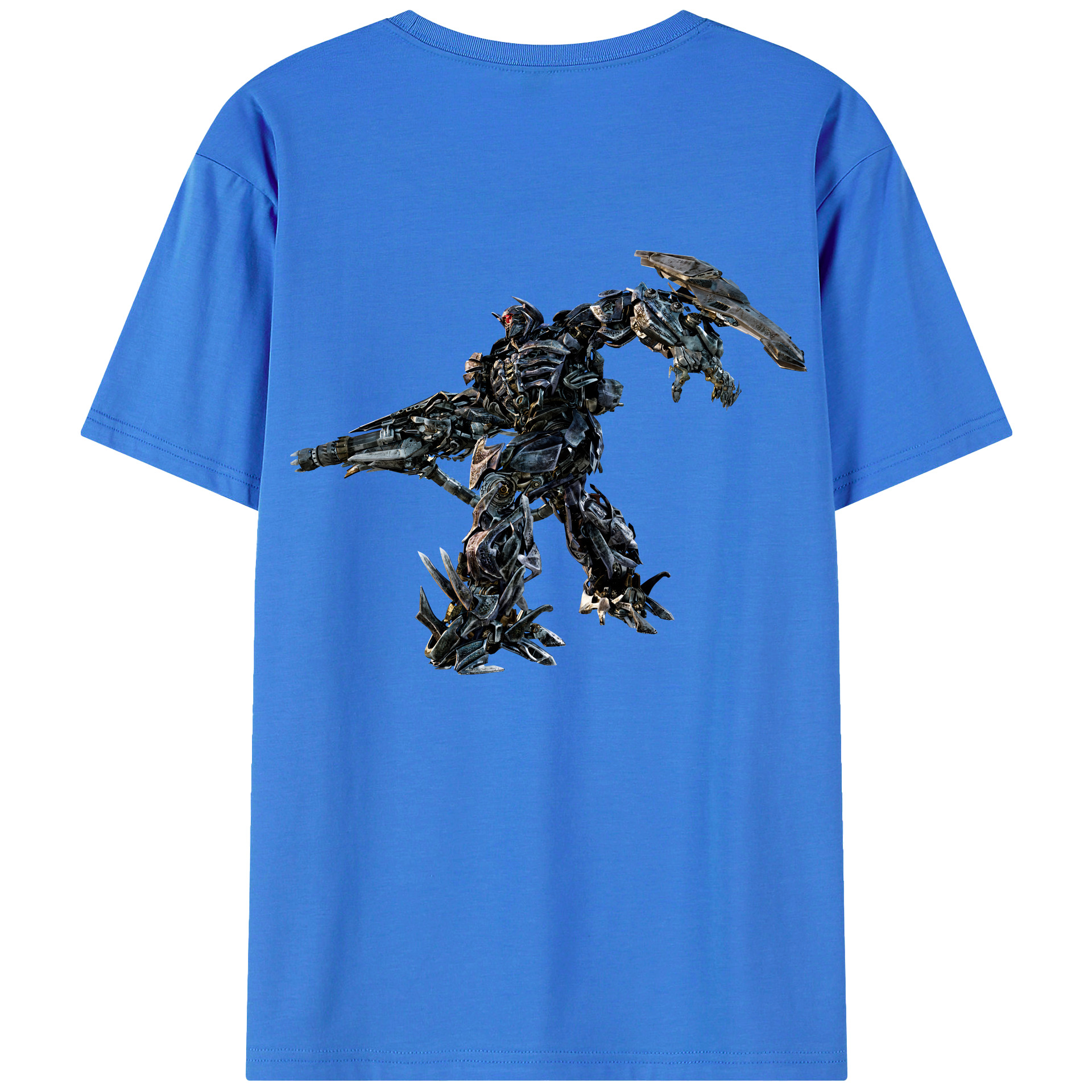（画像用） Transformers トランスフォーマー 綿100％半袖Tシャツ（背面プリント）