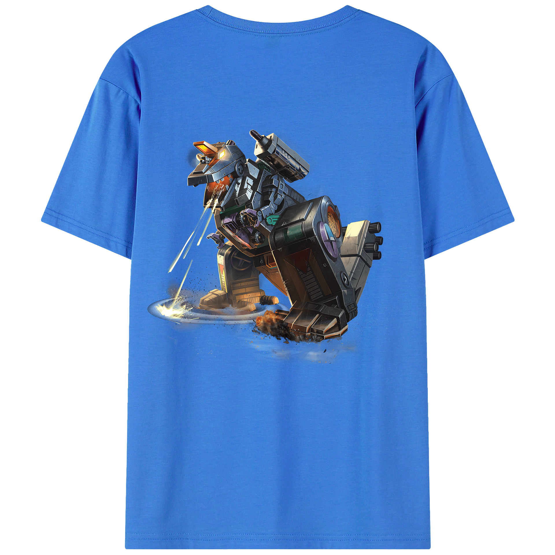 （画像用） Transformers トランスフォーマー 綿100％半袖Tシャツ（背面プリント）