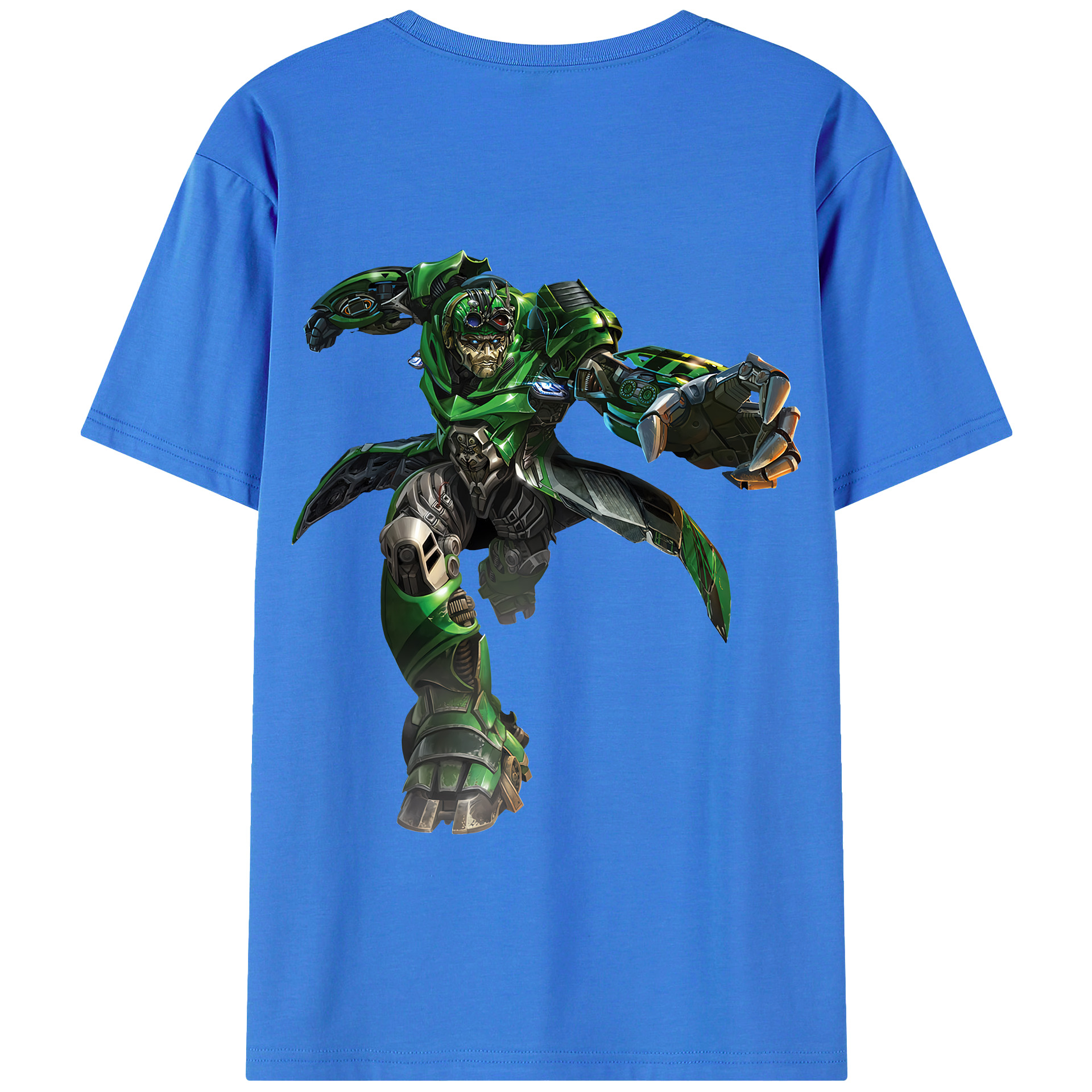 （画像用） Transformers トランスフォーマー 綿100％半袖Tシャツ（背面プリント）