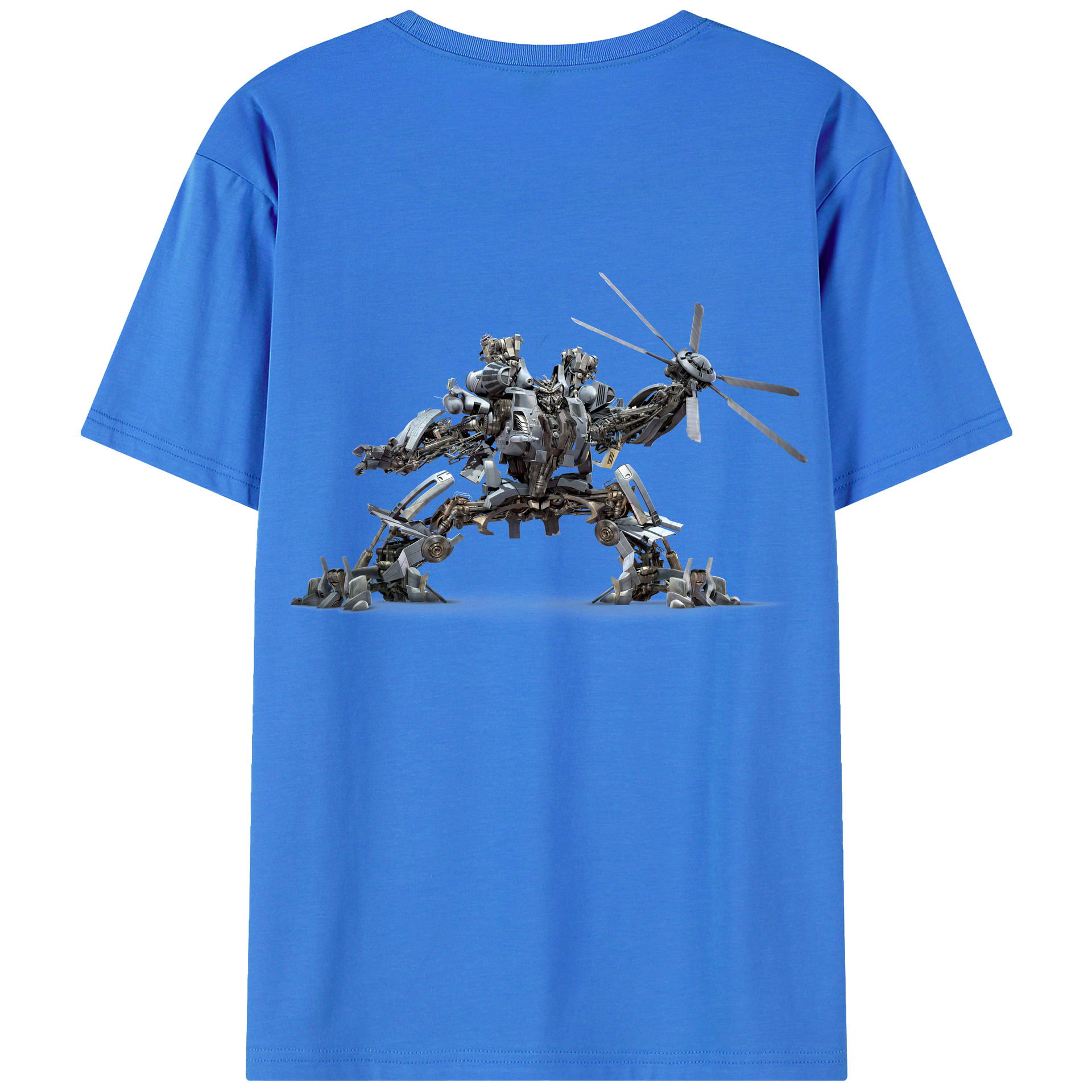 （画像用） Transformers トランスフォーマー 綿100％半袖Tシャツ（背面プリント）