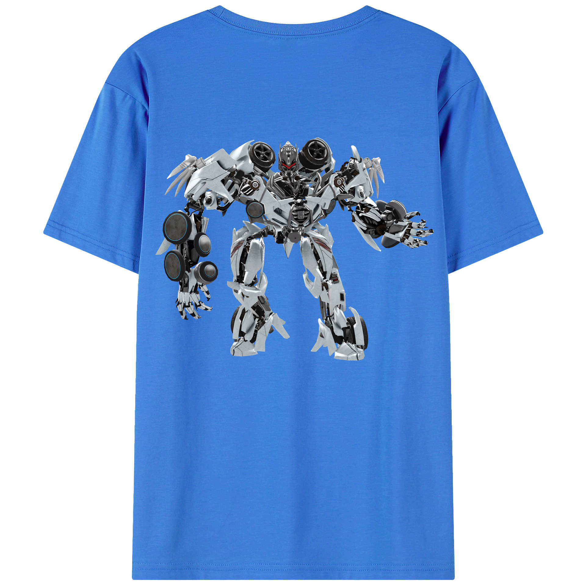 （画像用） Transformers トランスフォーマー 綿100％半袖Tシャツ（背面プリント）