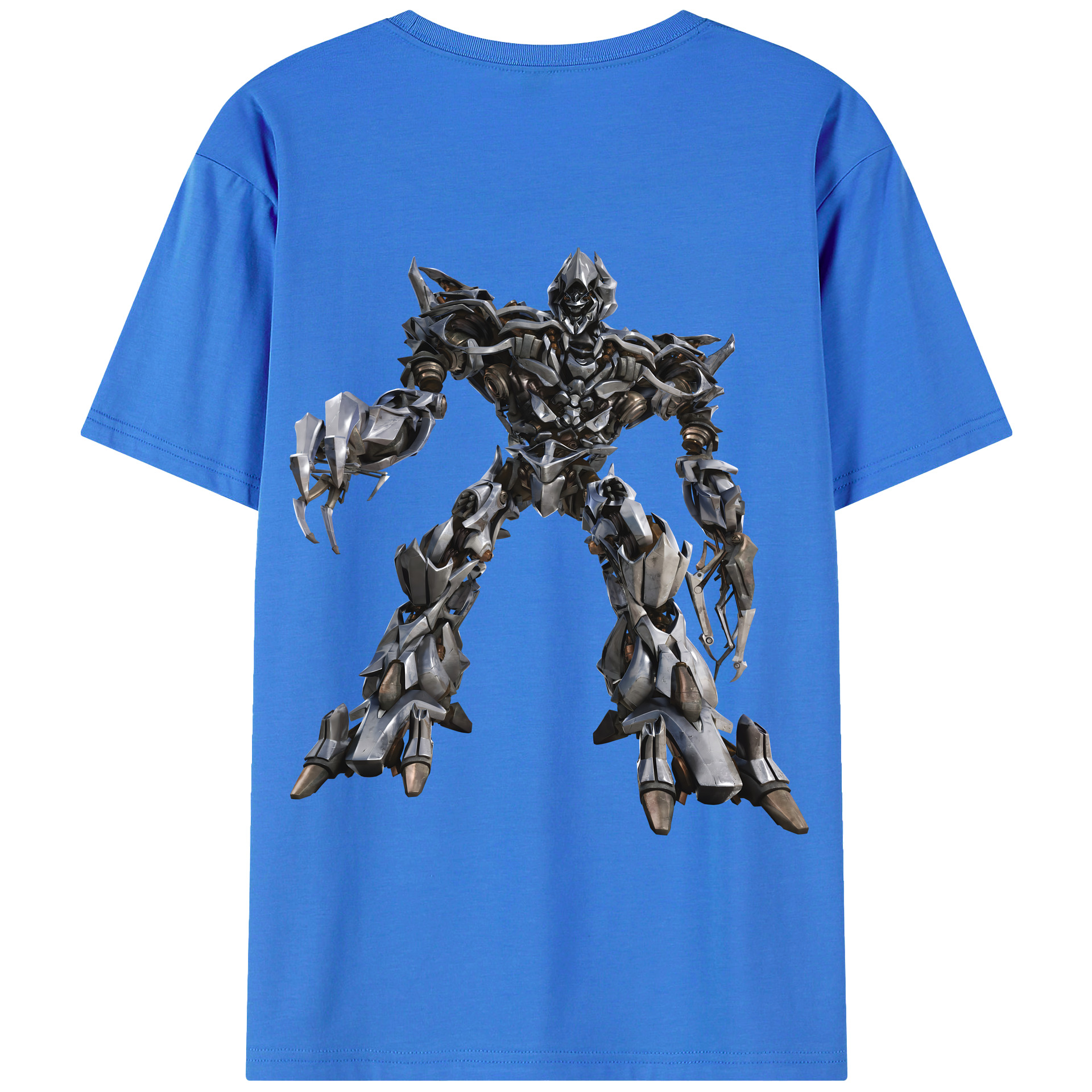 （画像用） Transformers トランスフォーマー 綿100％半袖Tシャツ（背面プリント）