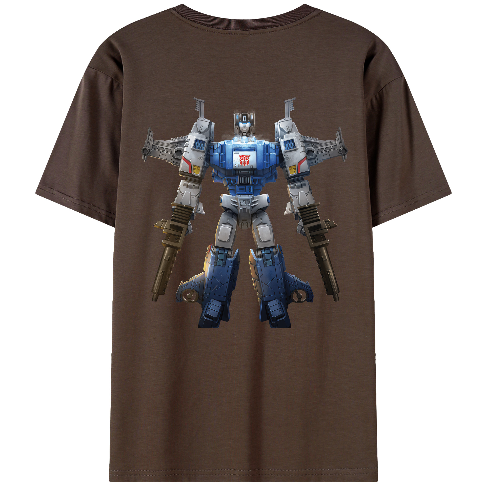 （画像用） Transformers トランスフォーマー 綿100％半袖Tシャツ（背面プリント）