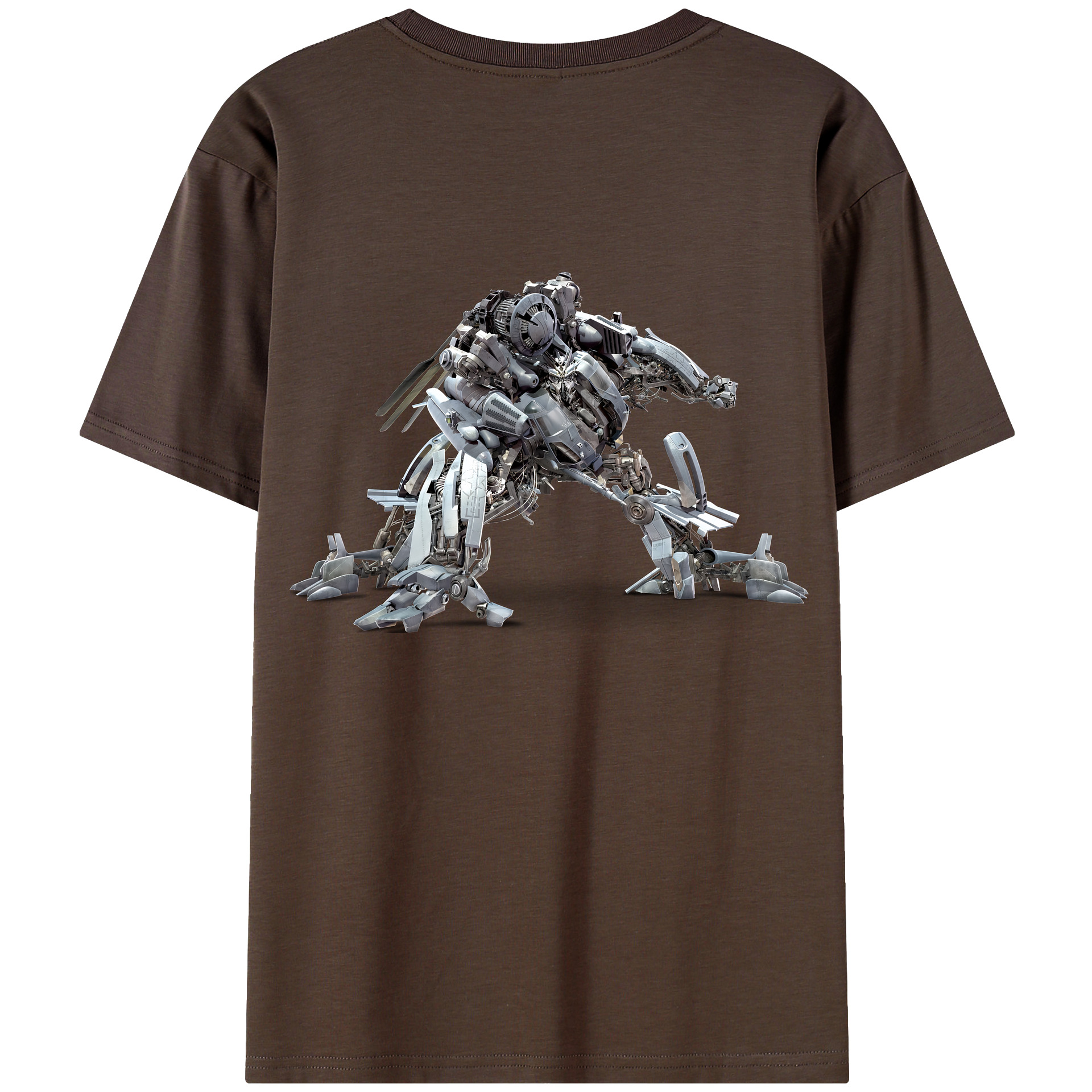 （画像用） Transformers トランスフォーマー 綿100％半袖Tシャツ（背面プリント）