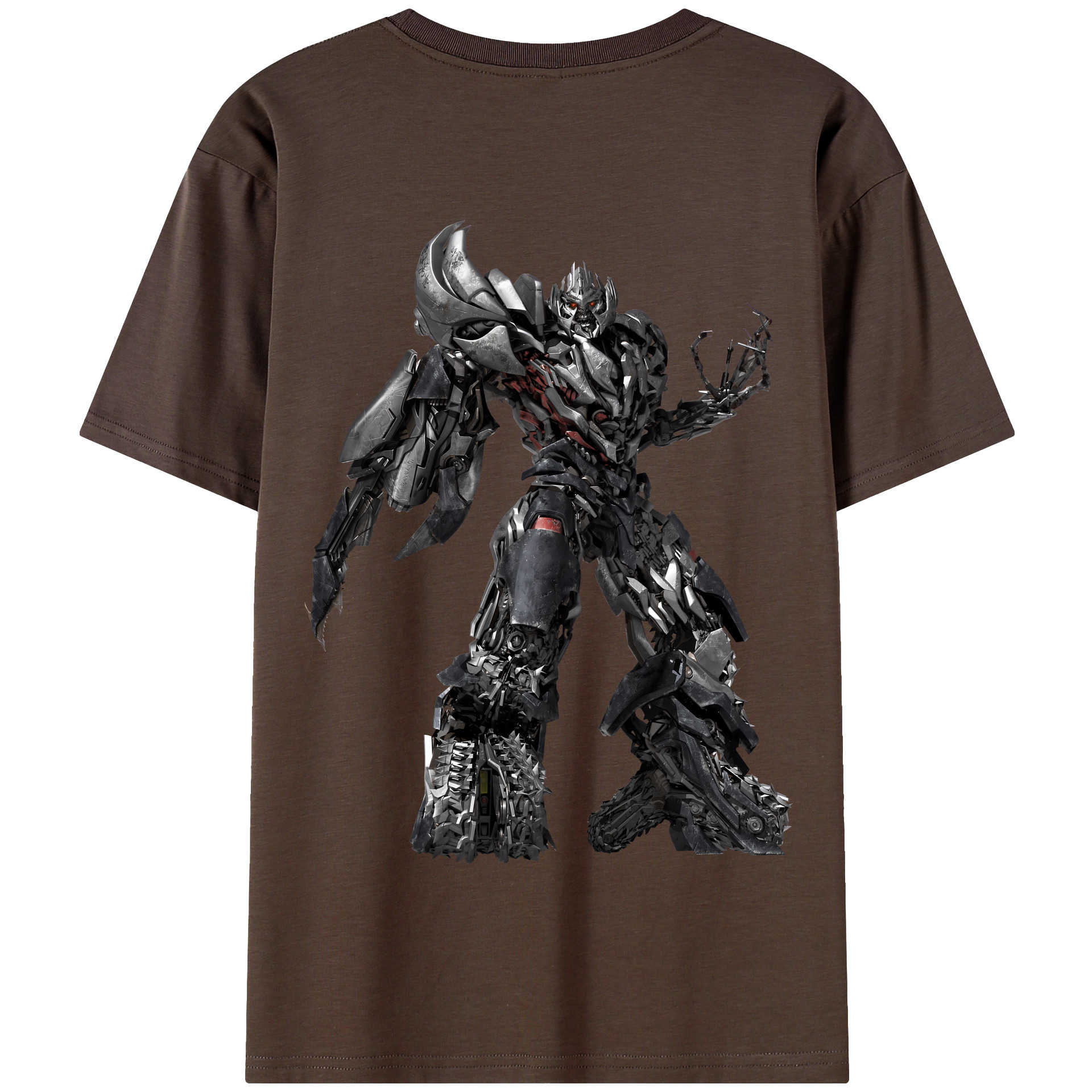（画像用） Transformers トランスフォーマー 綿100％半袖Tシャツ（背面プリント）