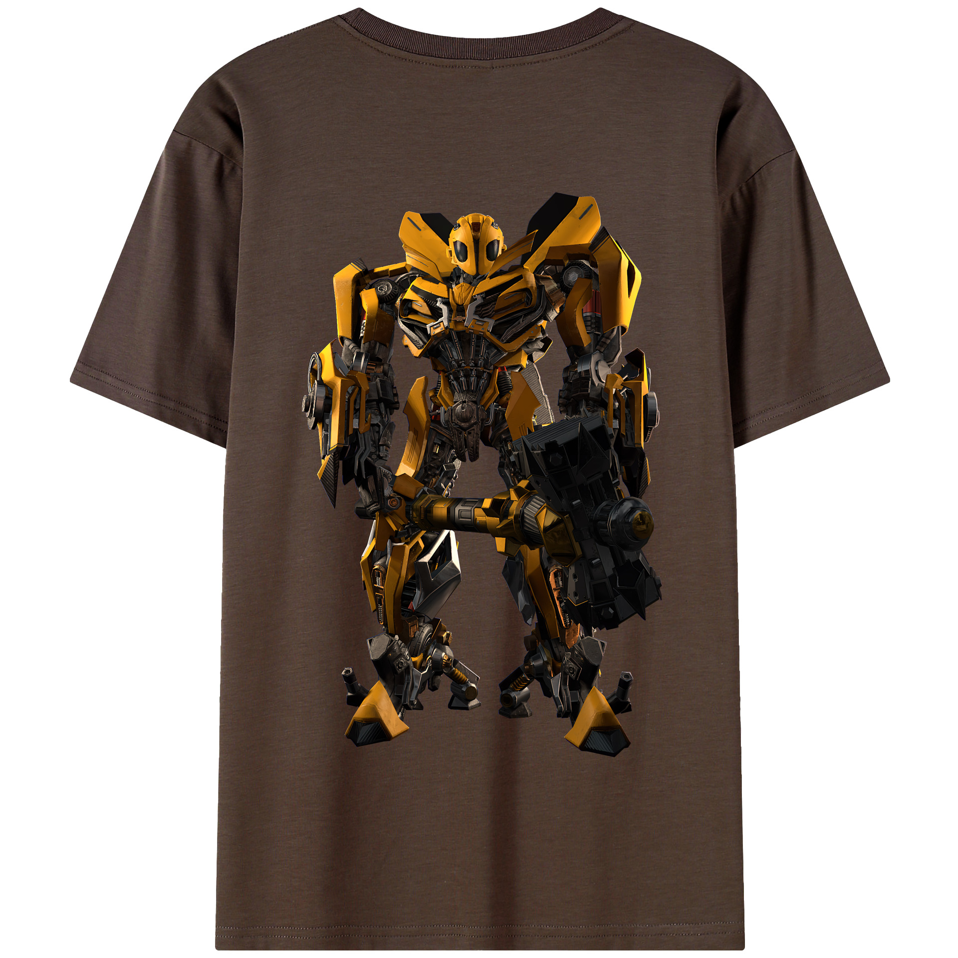 （画像用） Transformers トランスフォーマー 綿100％半袖Tシャツ（背面プリント）