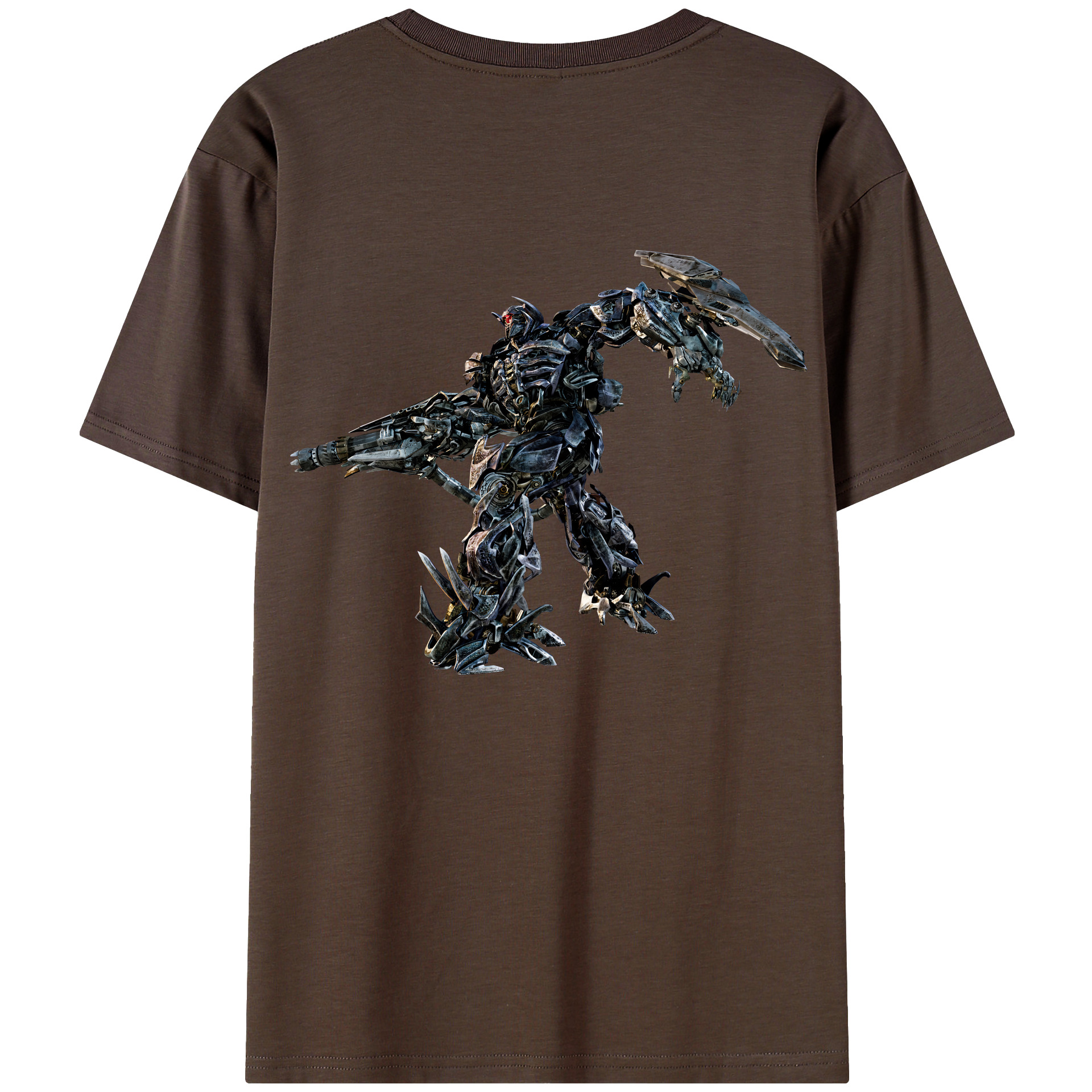 （画像用） Transformers トランスフォーマー 綿100％半袖Tシャツ（背面プリント）