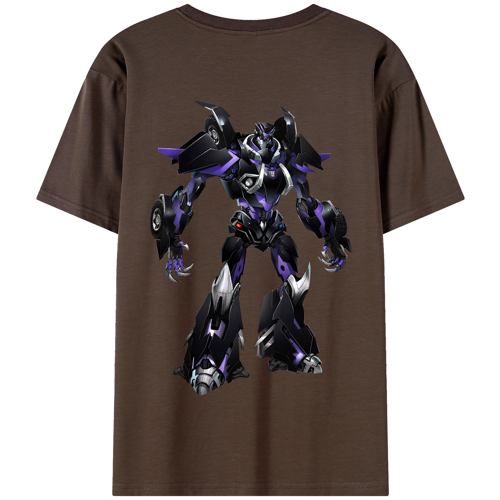 （画像用） Transformers トランスフォーマー 綿100％半袖Tシャツ（背面プリント）