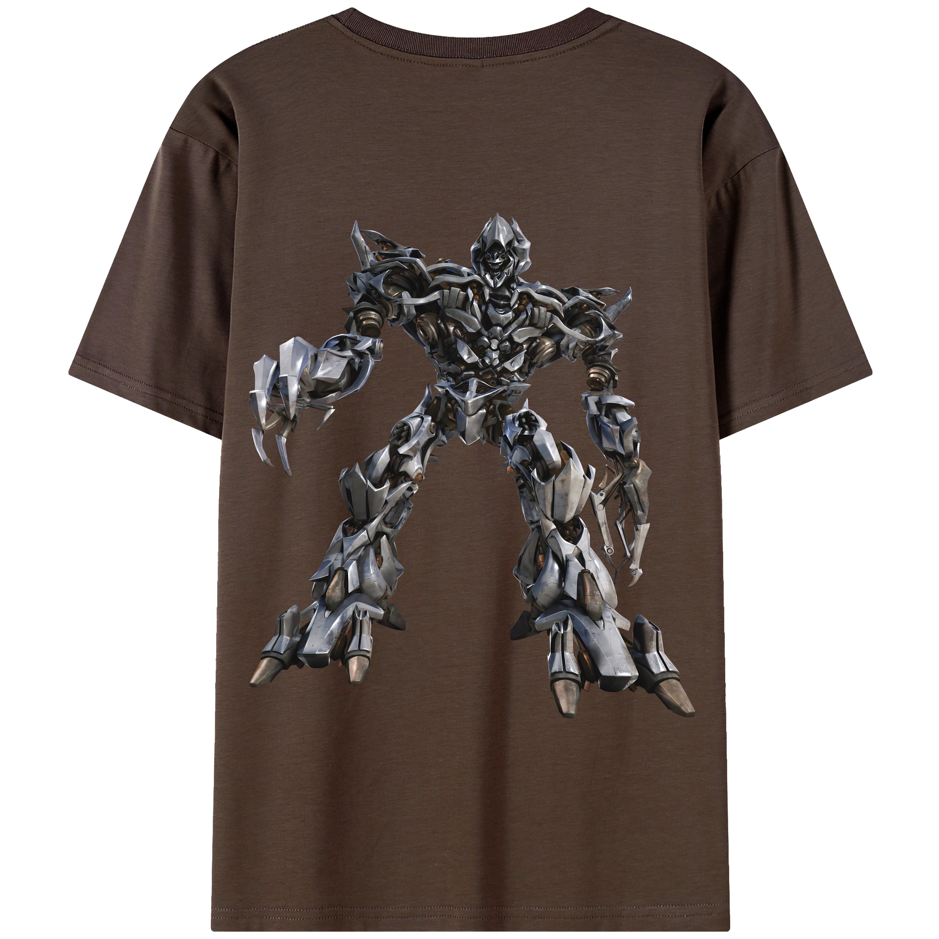 （画像用） Transformers トランスフォーマー 綿100％半袖Tシャツ（背面プリント）