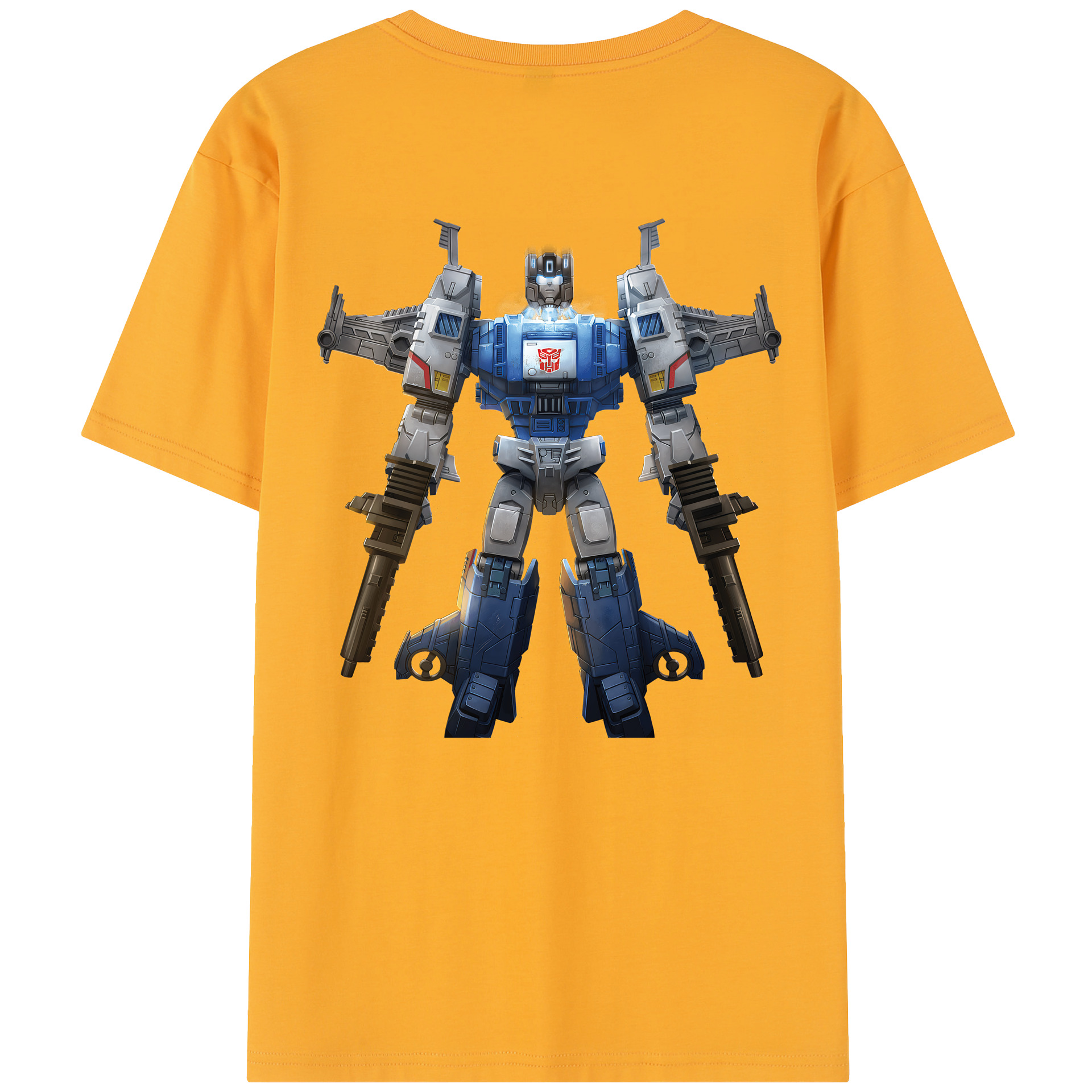 （画像用） Transformers トランスフォーマー 綿100％半袖Tシャツ（背面プリント）