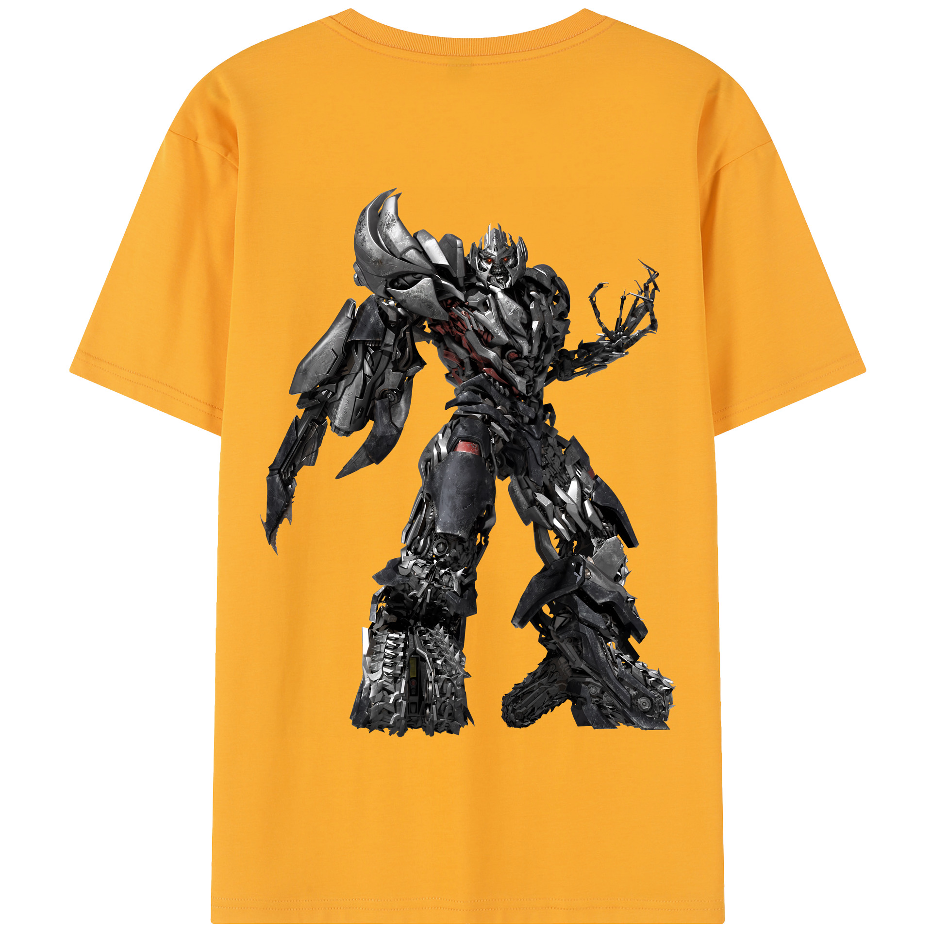 （画像用） Transformers トランスフォーマー 綿100％半袖Tシャツ（背面プリント）