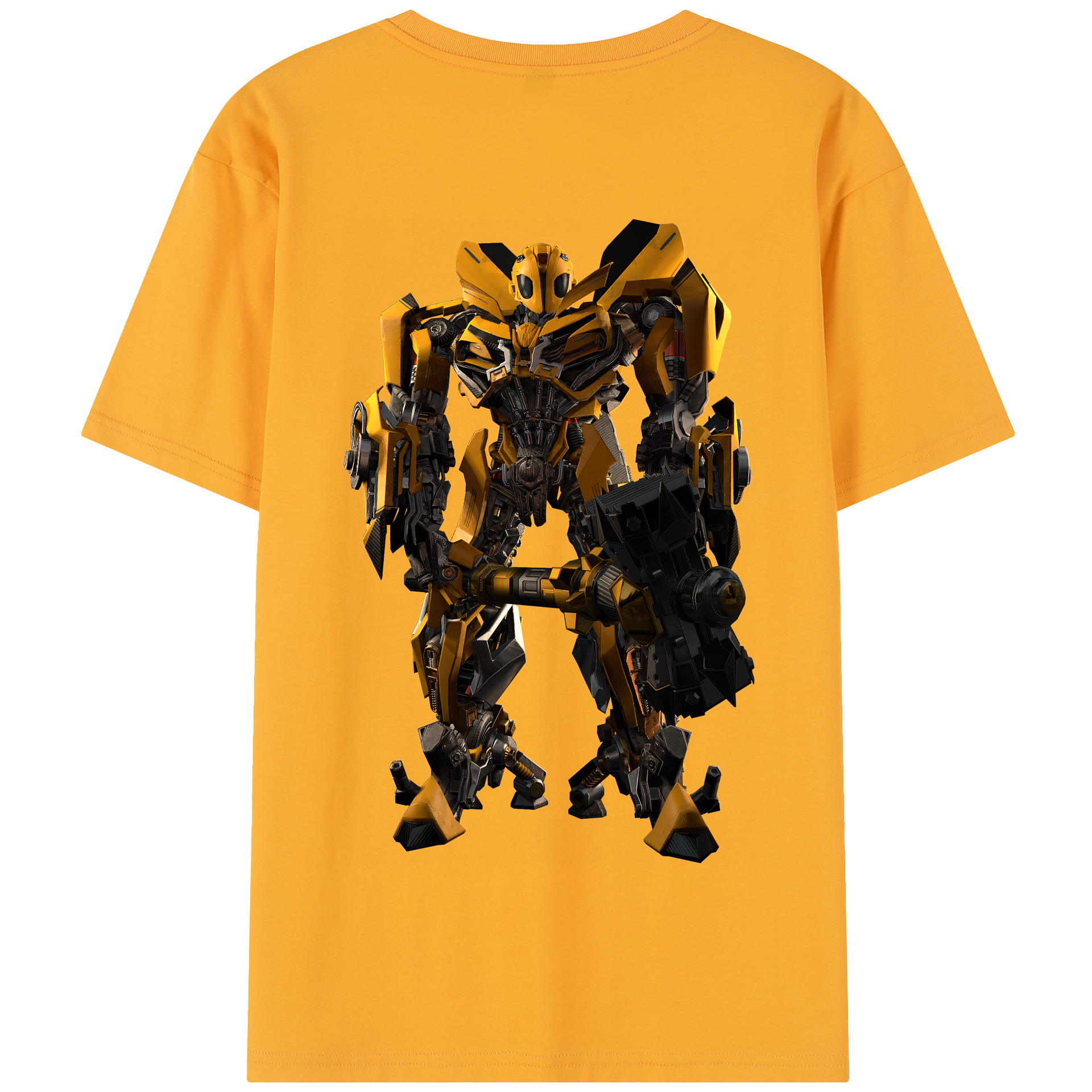 （画像用） Transformers トランスフォーマー 綿100％半袖Tシャツ（背面プリント）