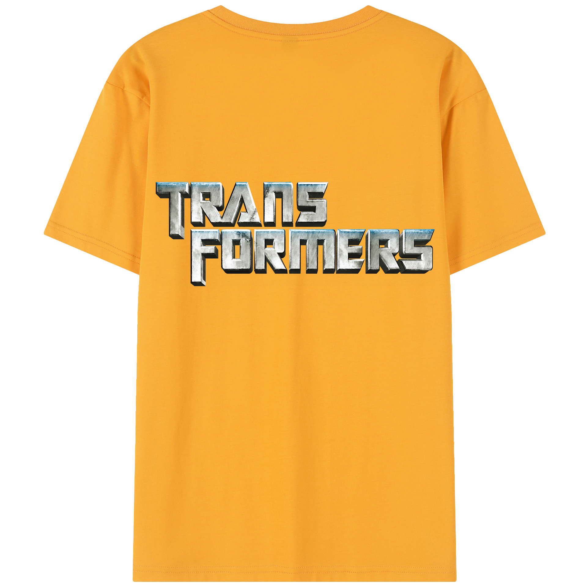 （画像用） Transformers トランスフォーマー 綿100％半袖Tシャツ（背面プリント）