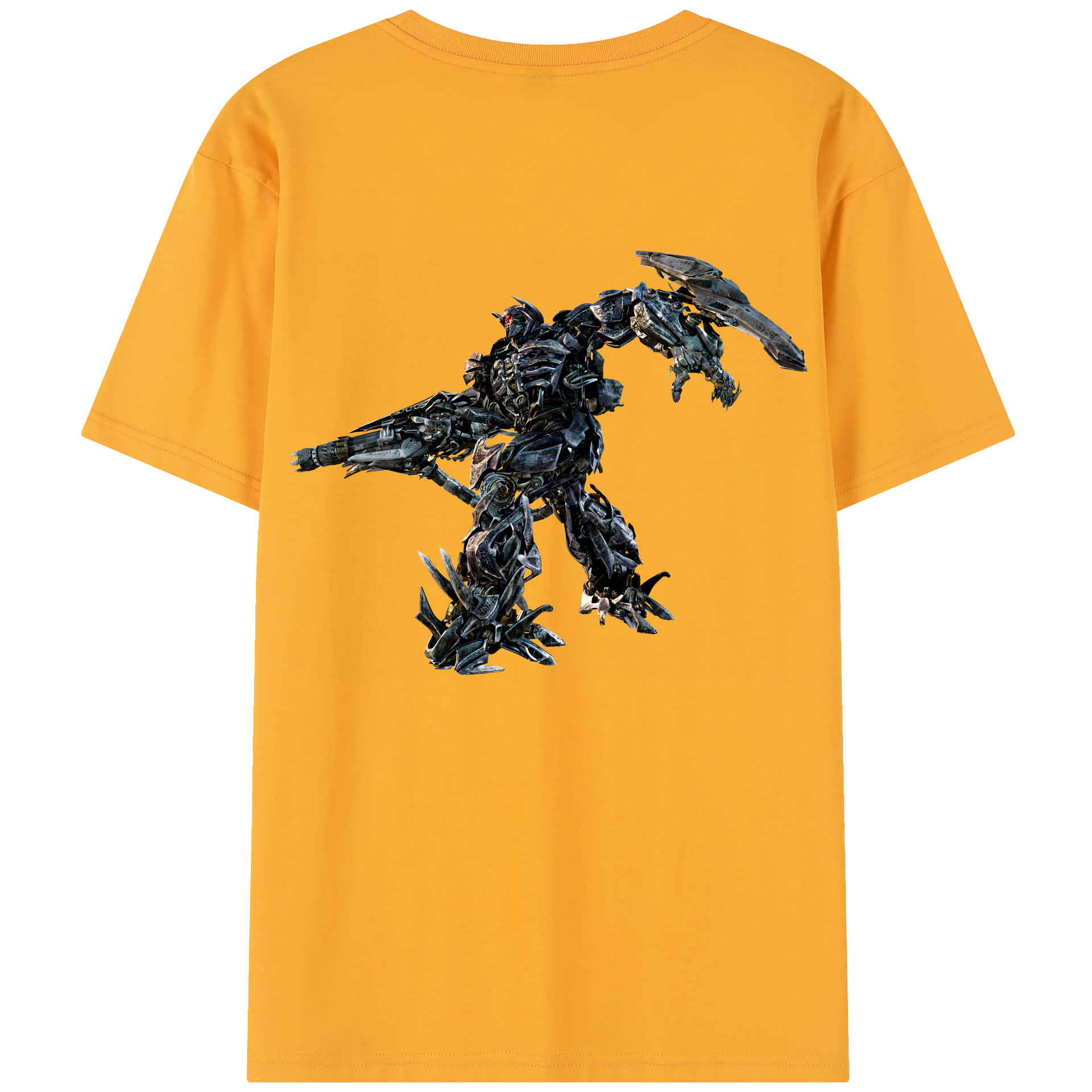 （画像用） Transformers トランスフォーマー 綿100％半袖Tシャツ（背面プリント）